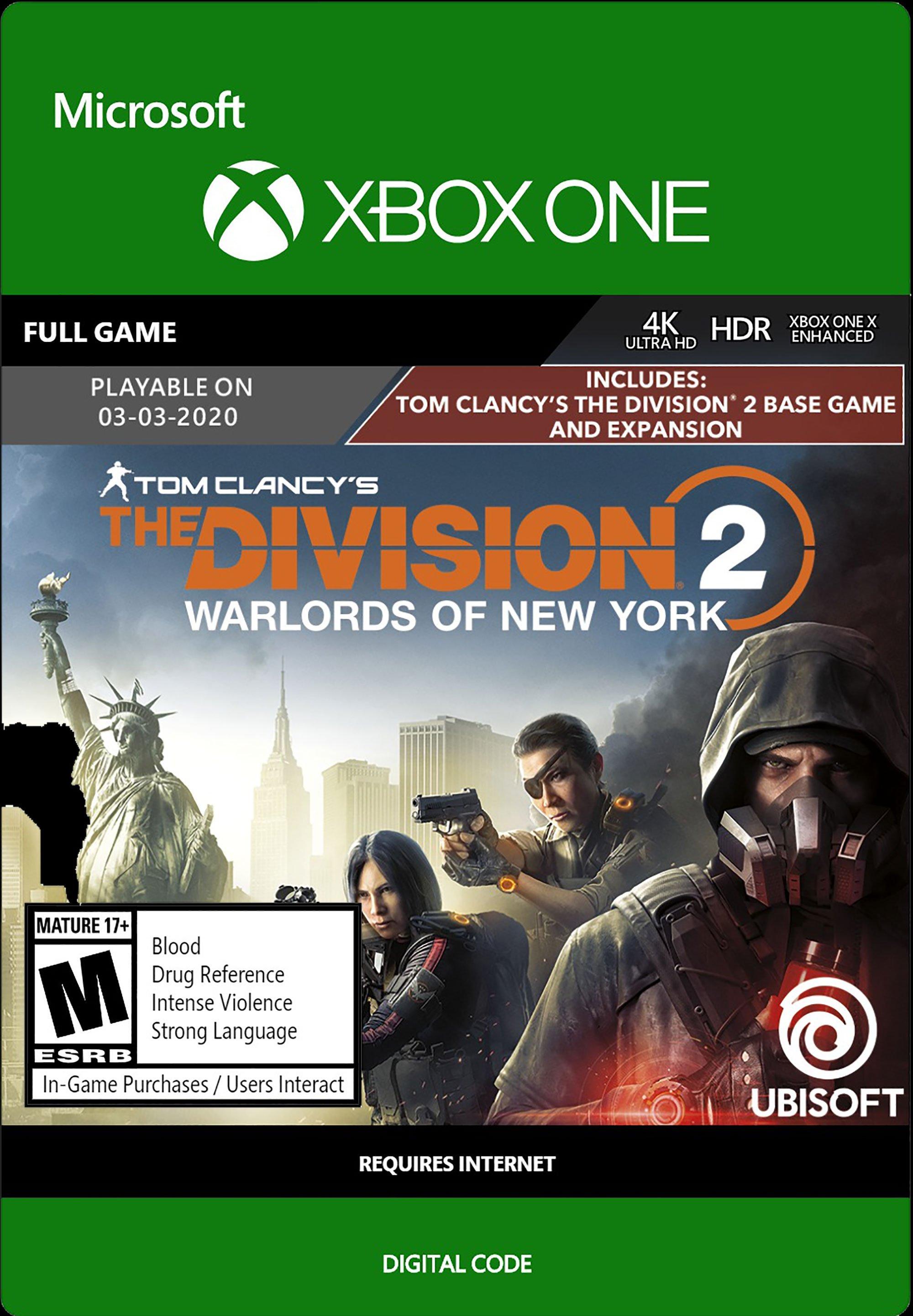 the division 2 xbox one gamestop