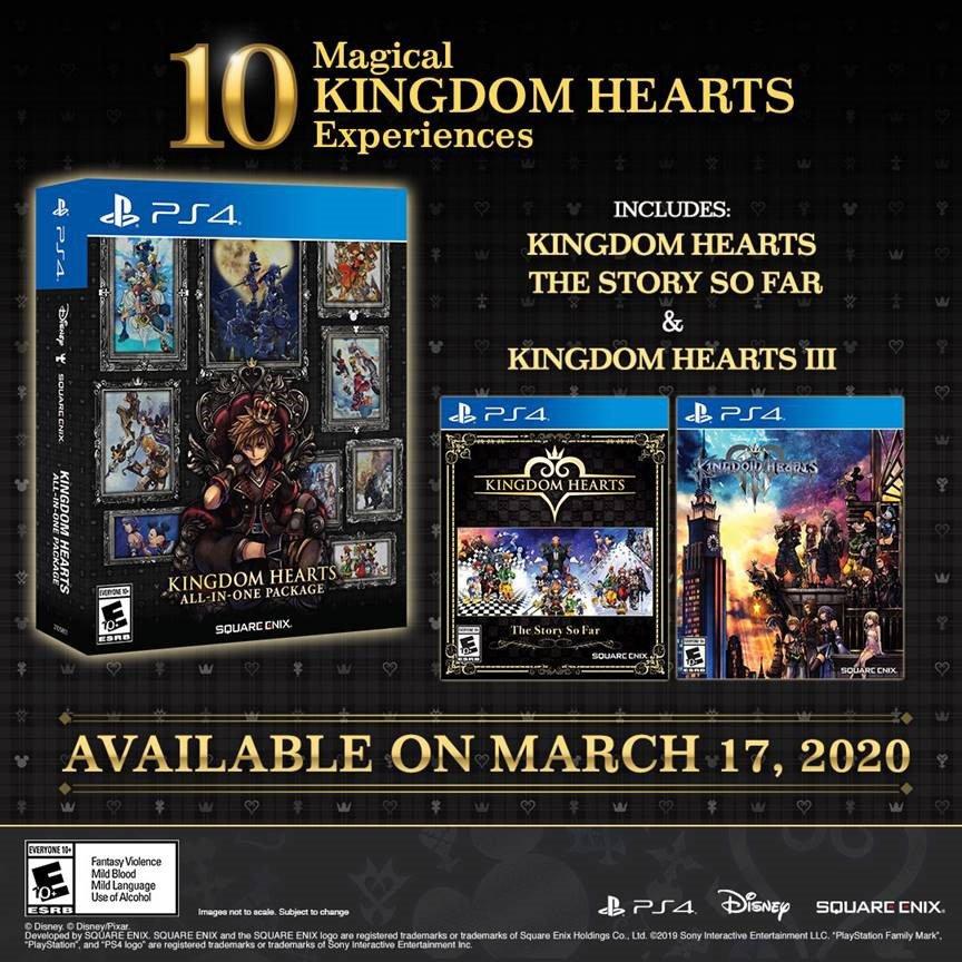 kingdom hearts collection ps4 gamestop