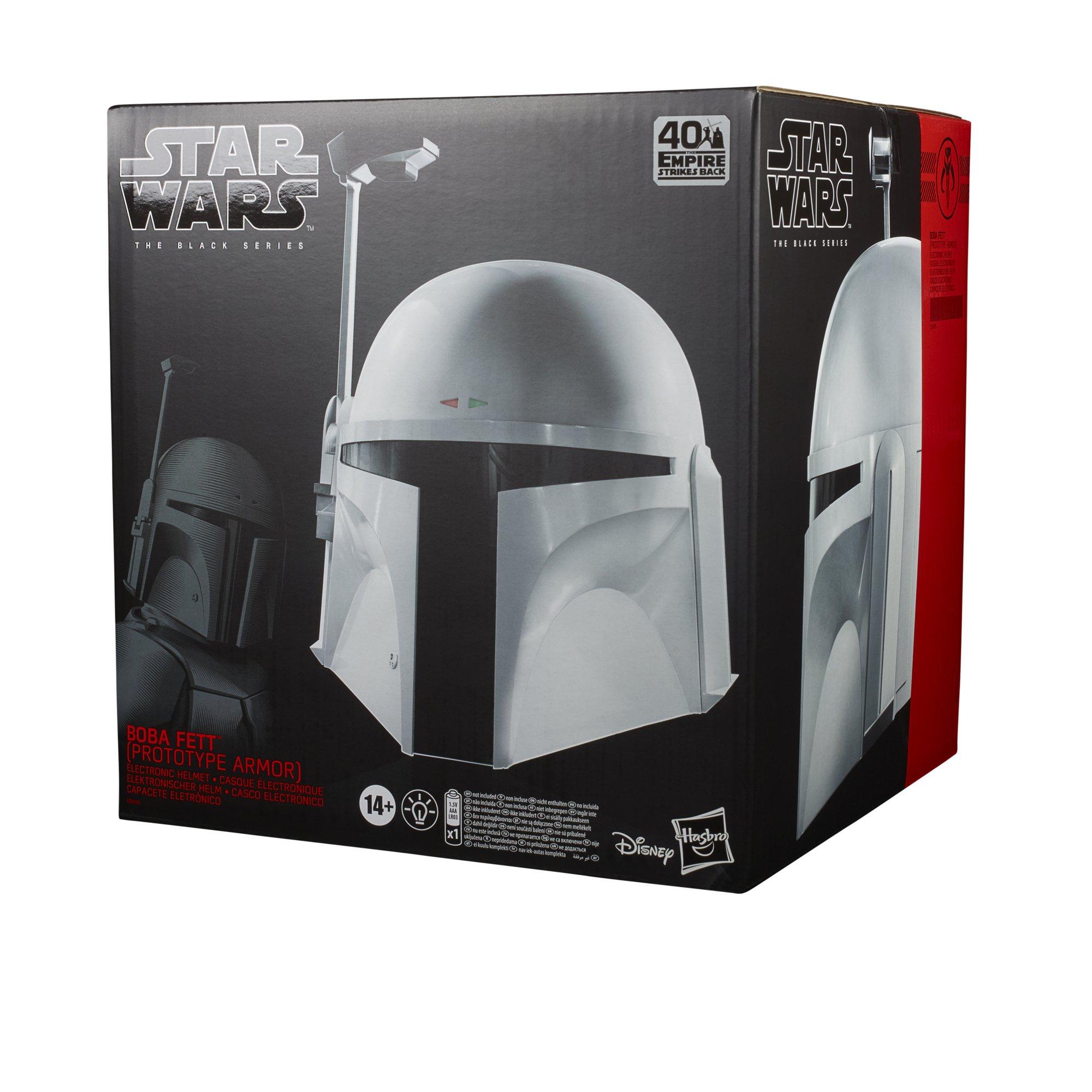 Hasbro Star Wars: The Black Series The Empire Strikes Back 40th Anniversary Boba Fett Prototype Armor Helmet
