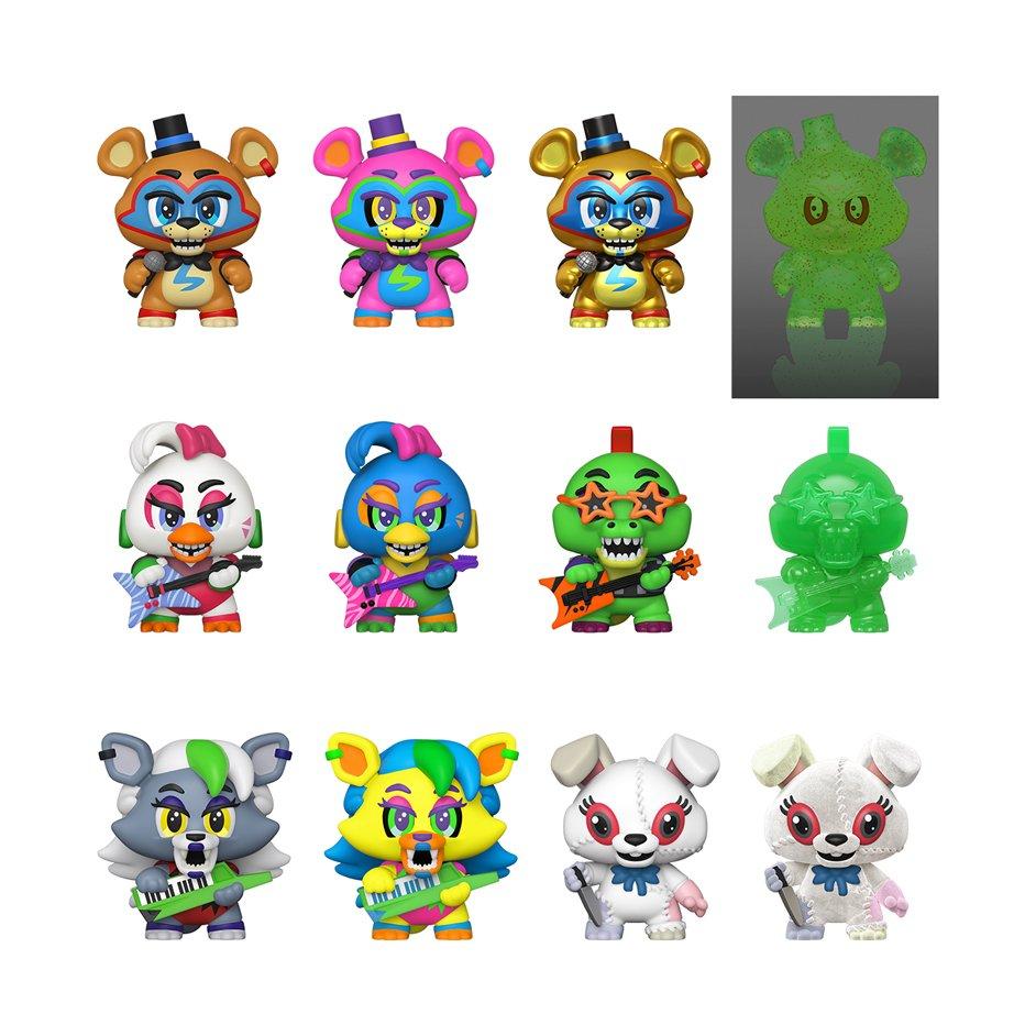 Mystery Mini: Five Nights at Freddy's: Security Breach 4 pack Bundle