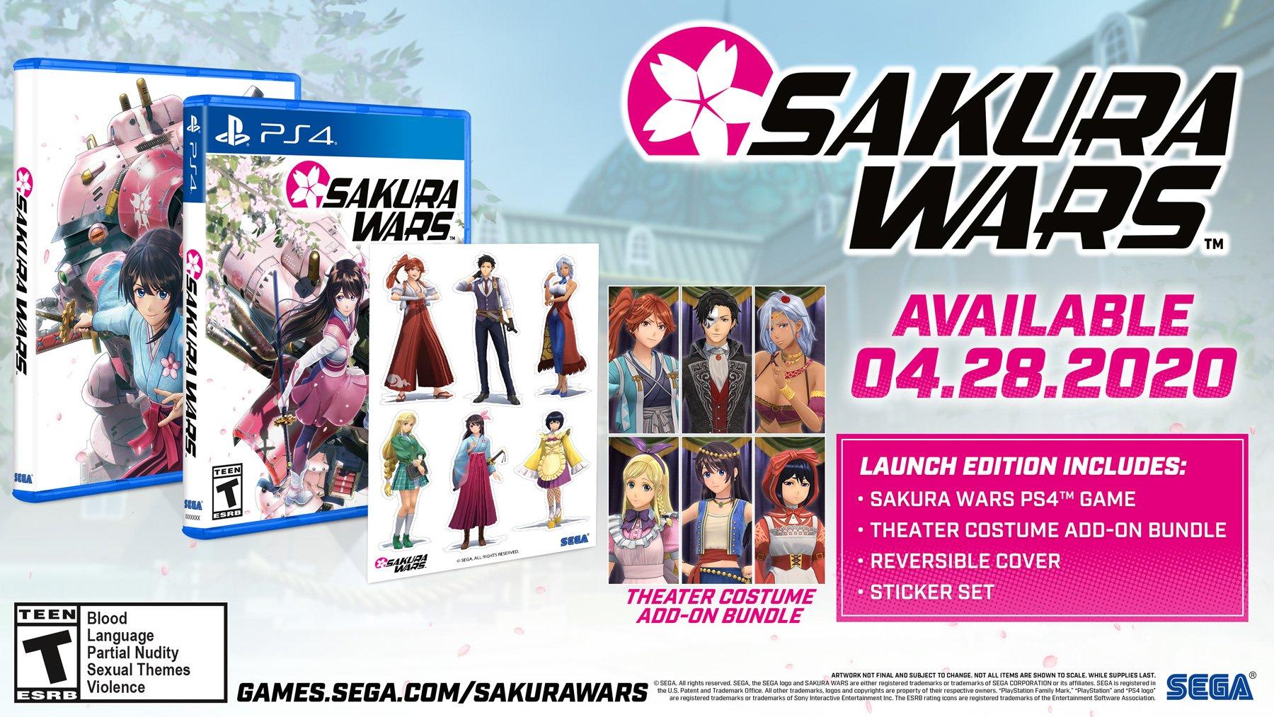 sakura wars ps4 release date