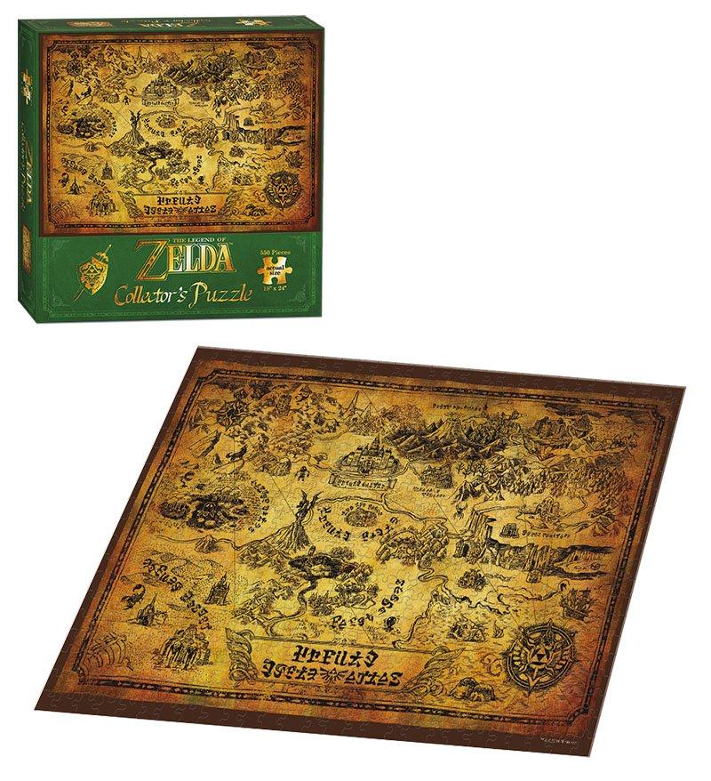 The Legend Of Zelda Hyrule Map Collector S Puzzle 550 Pieces Gamestop