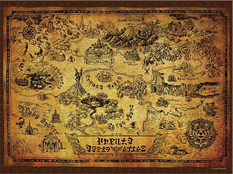 list item 2 of 4 The Legend of Zelda: Hyrule Map Collector's Puzzle 550 pieces