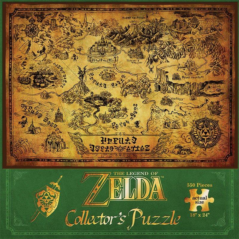 list item 3 of 4 The Legend of Zelda: Hyrule Map Collector's Puzzle 550 pieces