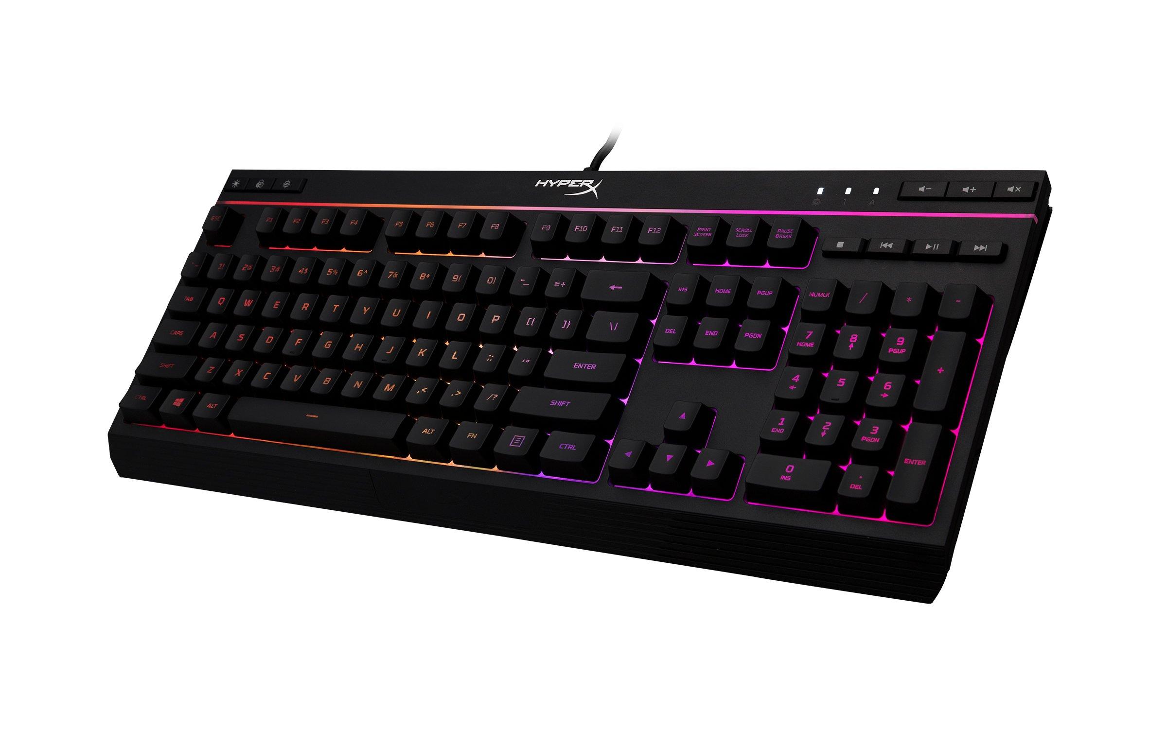 Как настроить подсветку на клавиатуре hyperx alloy core rgb