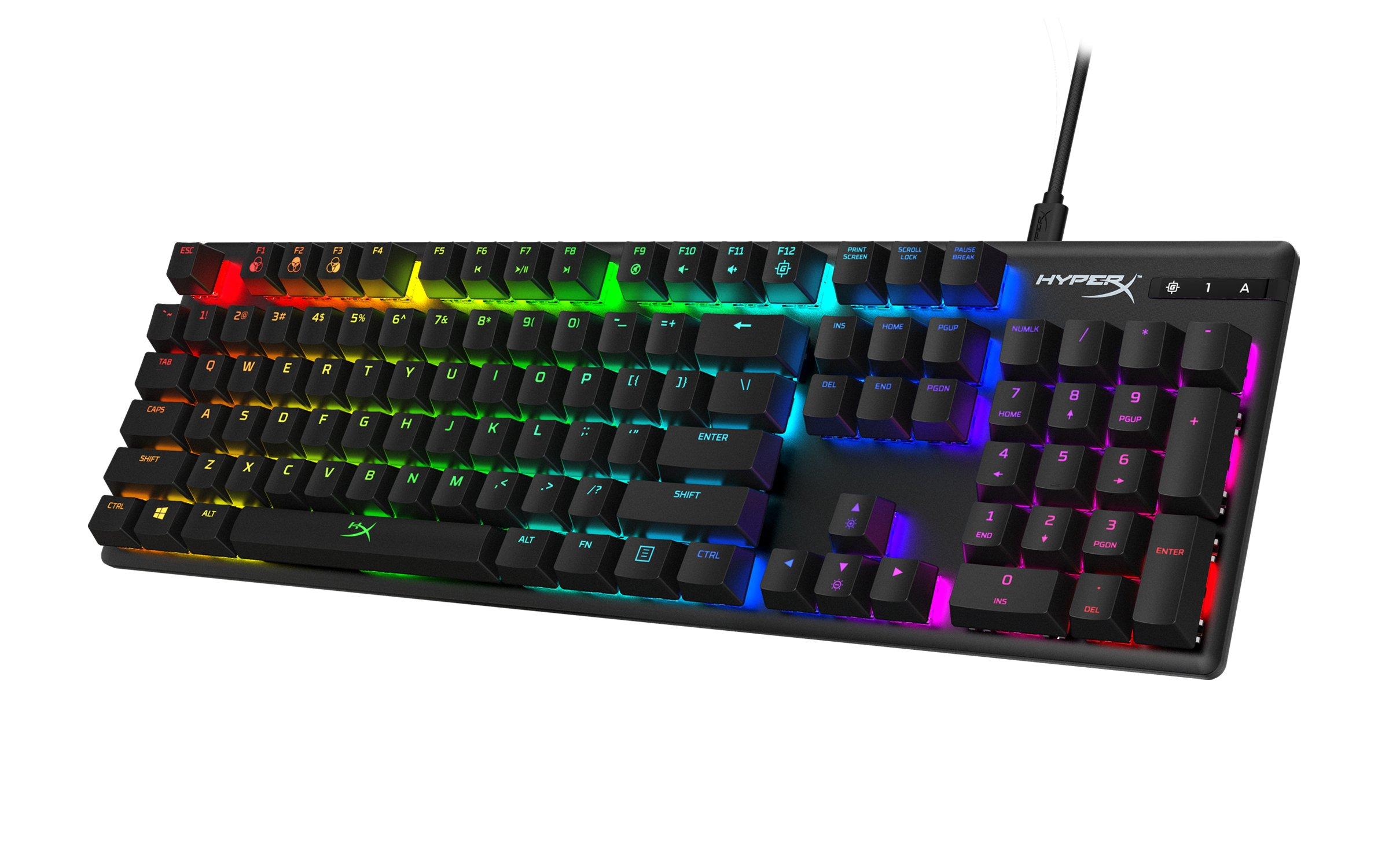 list item 3 of 7 HyperX Alloy Origins Red Linear Switches Wired Mechanical Gaming Keyboard