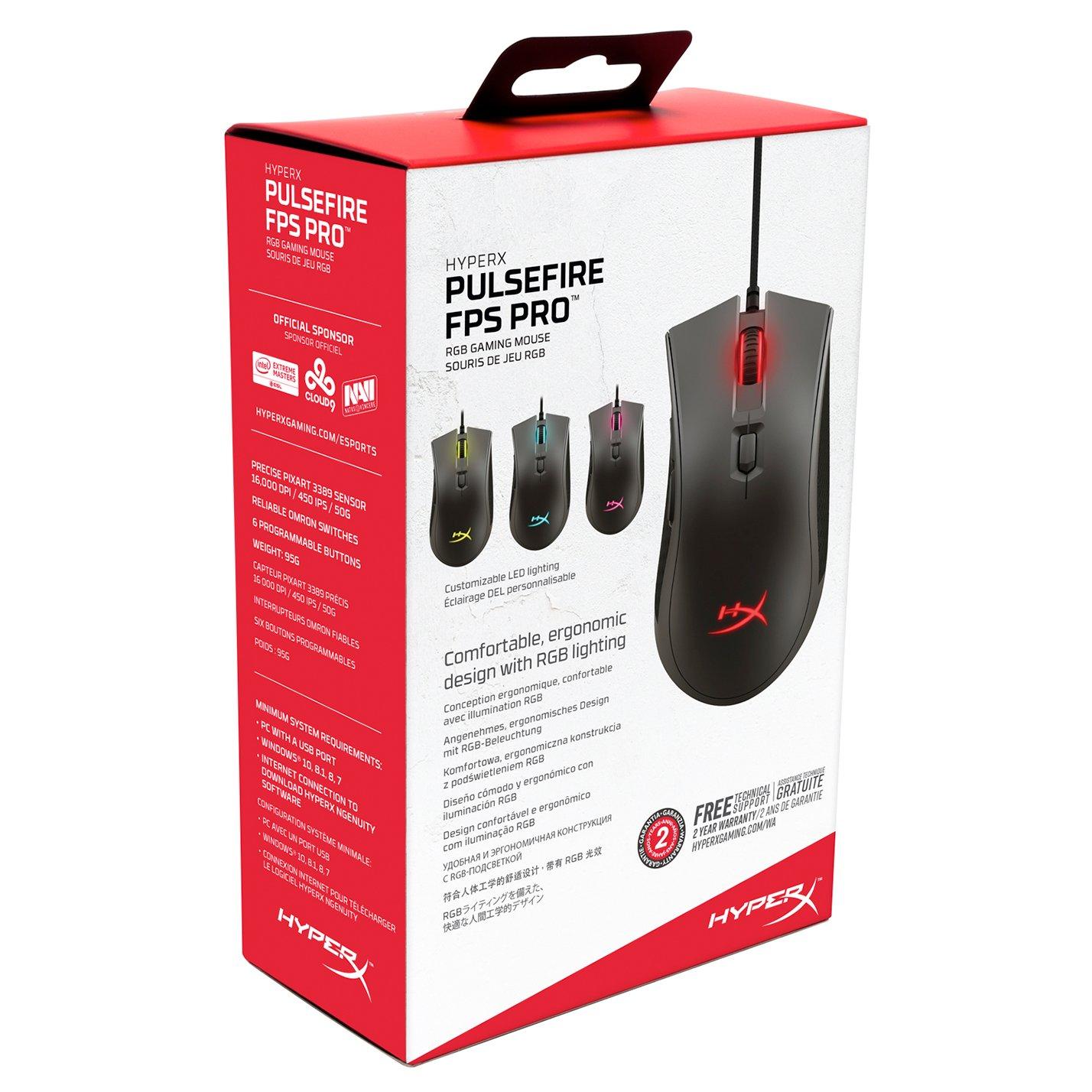 HyperX Pulsefire FPS Pro RGB Wired Gaming Mouse