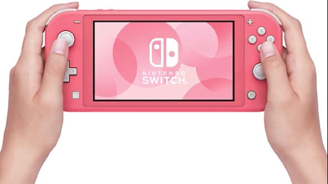 Nintendo Switch Lite Handheld Console Coral