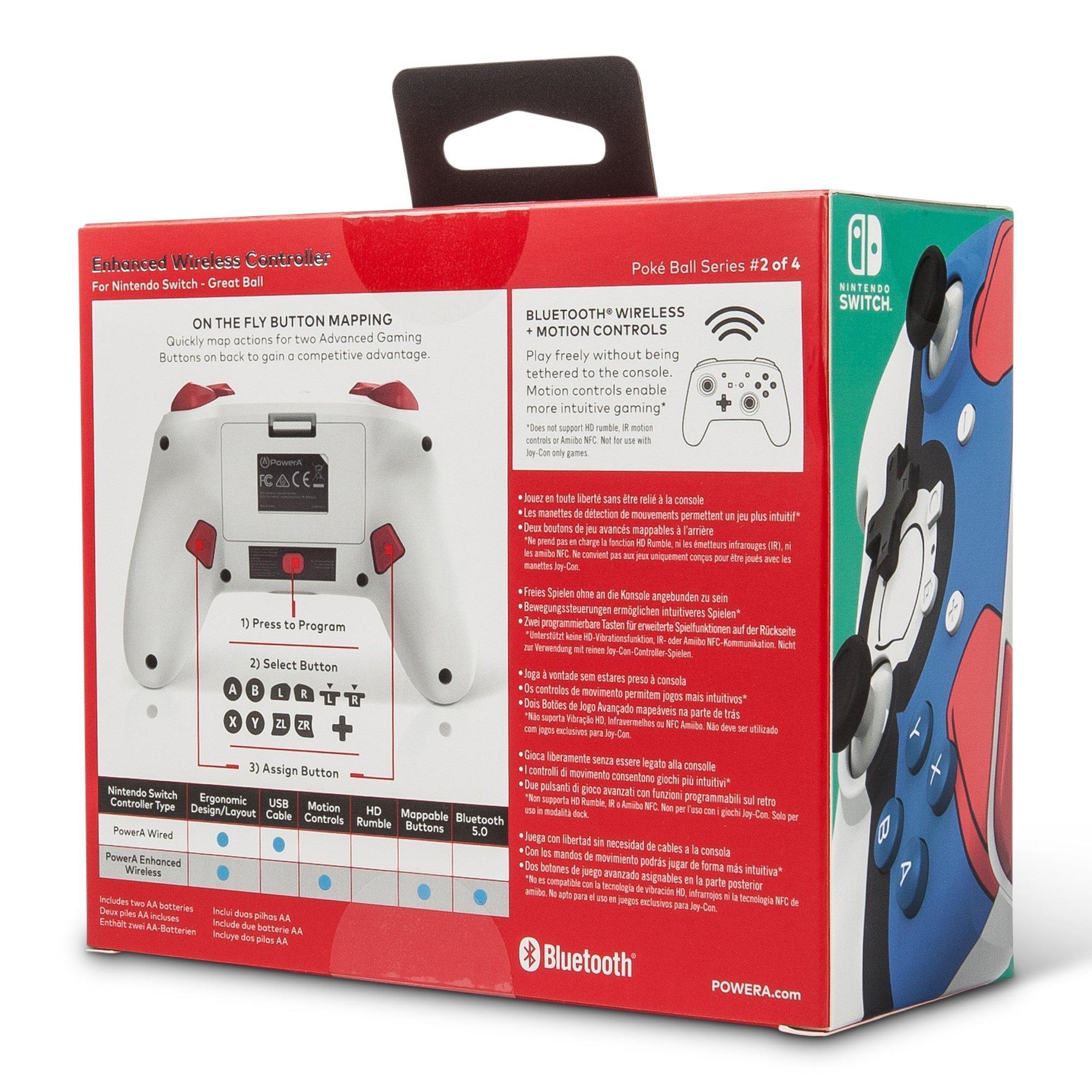 list item 11 of 11 PowerA Enhanced Wireless Controller for Nintendo Switch Pokemon Great Ball