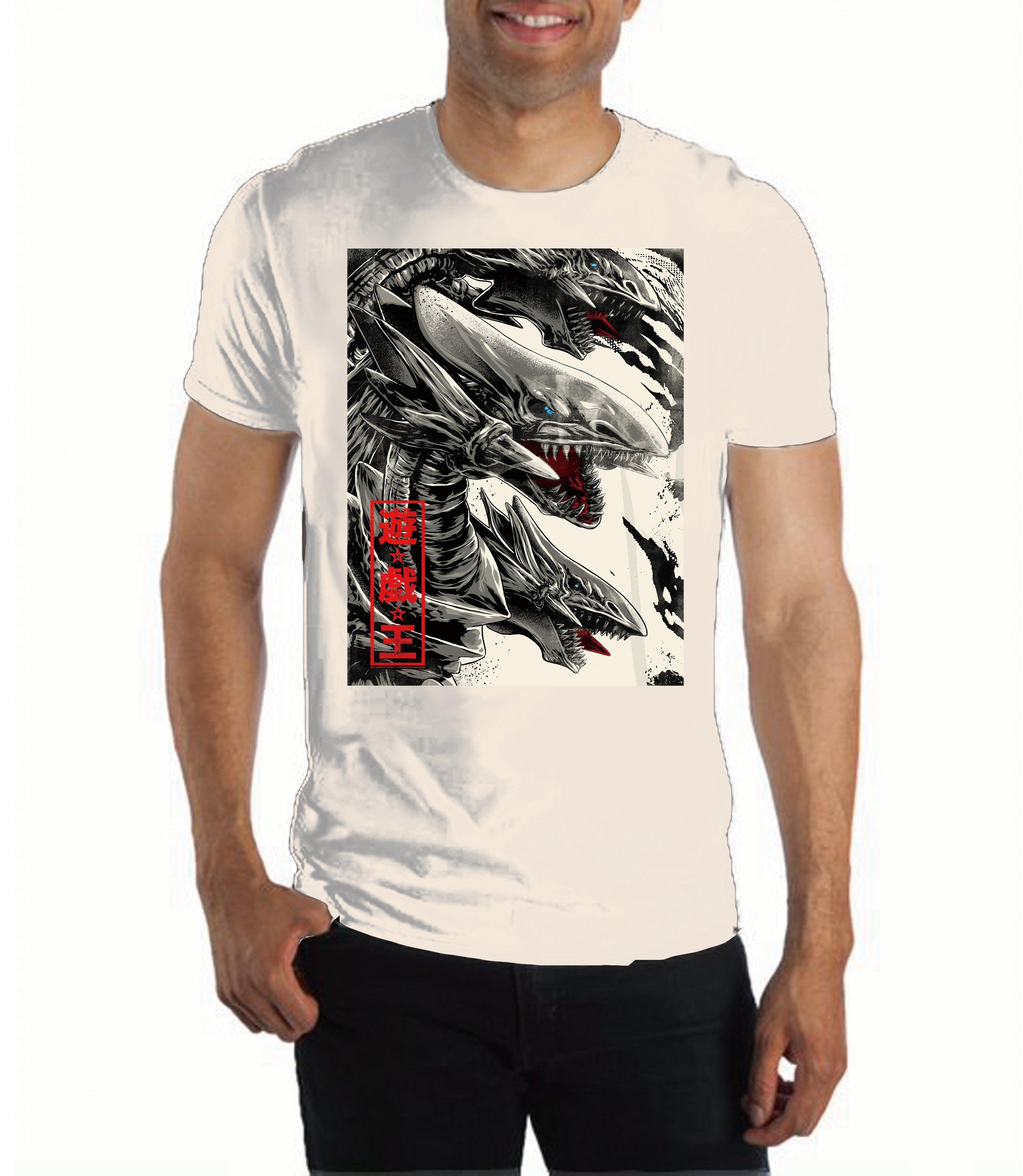 Yu Gi Oh Blue Eyes White Dragon T Shirt Gamestop