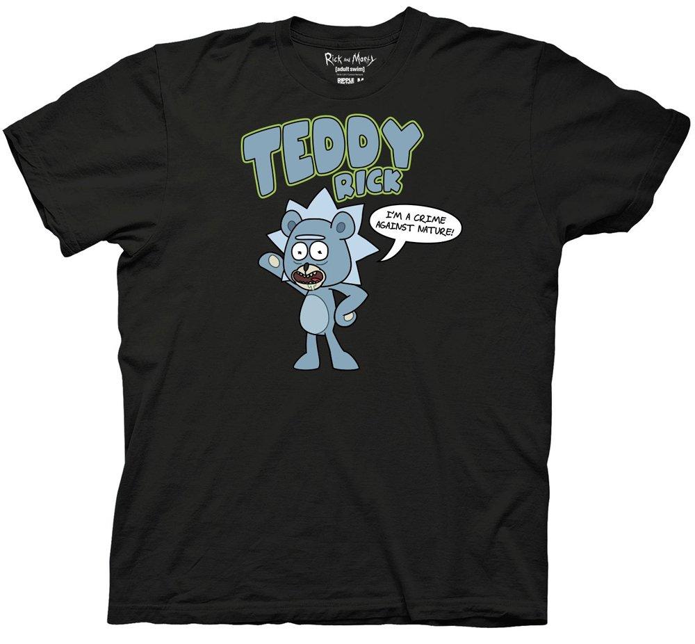 list item 1 of 3 Rick and Morty Teddy Rick T-Shirt
