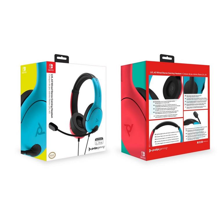 PDP Lvl40 Wired Headset - Nintendo Switch