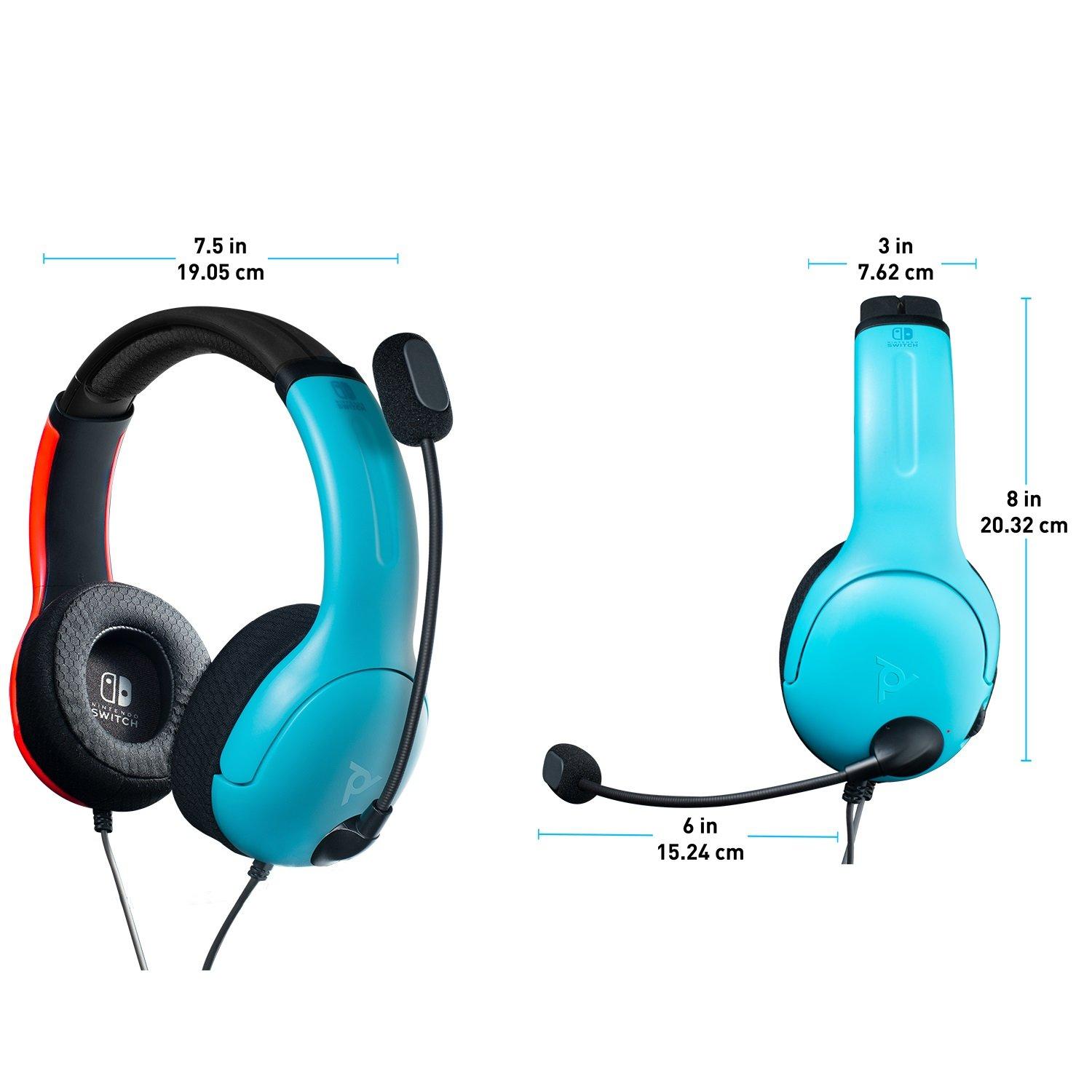 PDP NINTENDO SWITCH WIRED HEADSET LVL40 BLUE / GREEN – igabiba