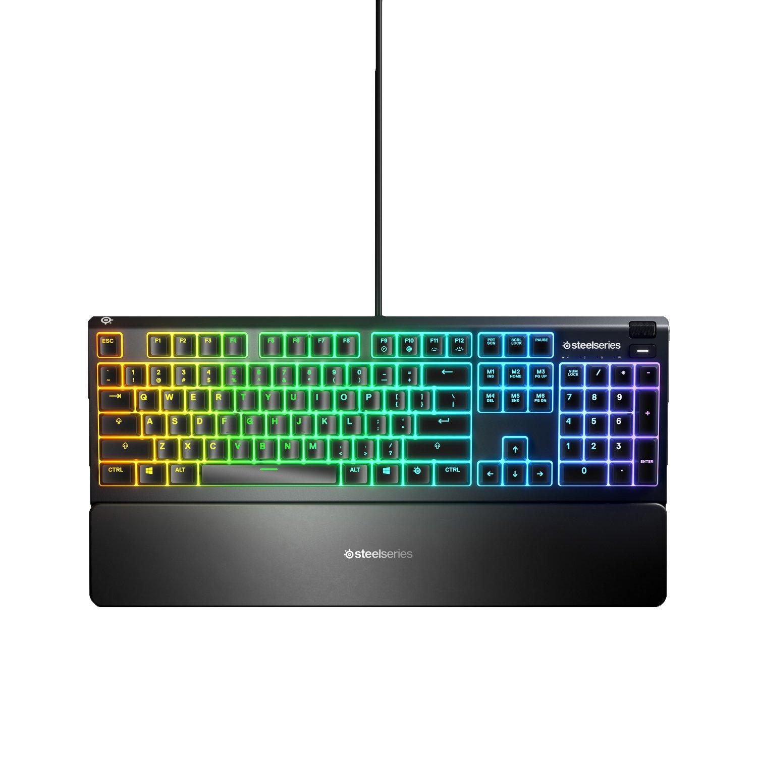 Apex 3 Rgb Wired Gaming Keyboard Pc Gamestop - whispers of the zone english roblox