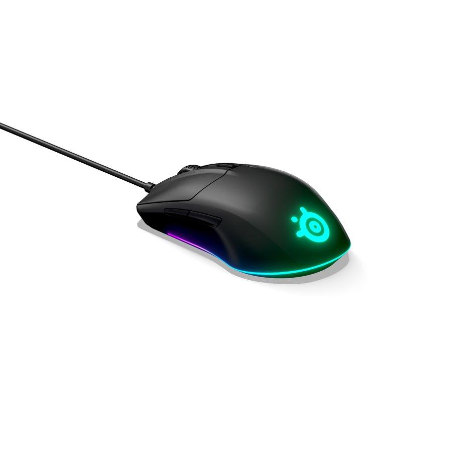 Steelseries Rival 3 RGB Wired Optical Gaming Mouse | GameStop