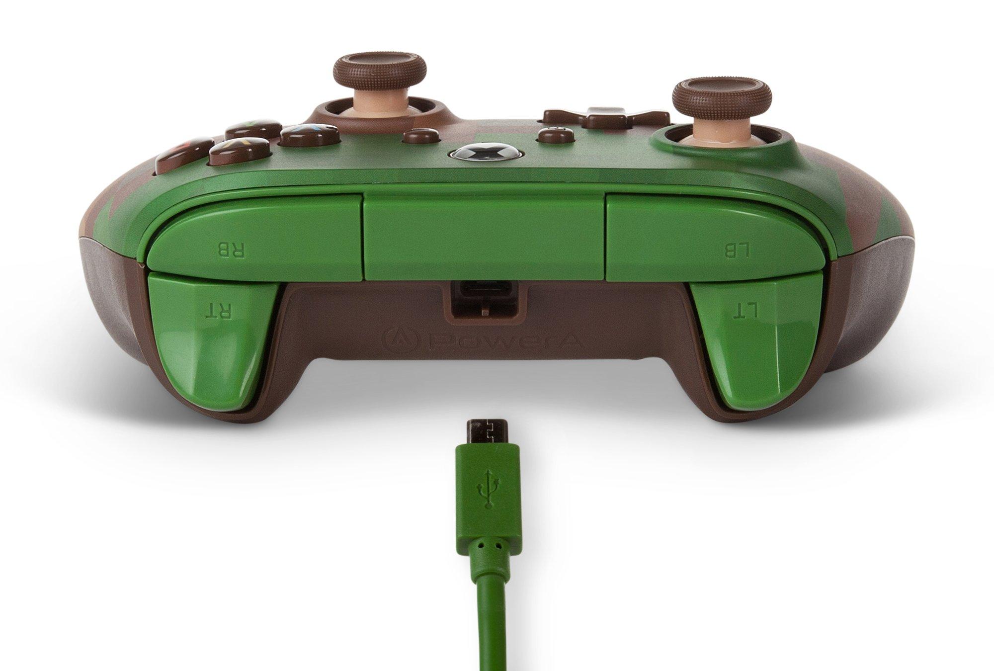 minecraft grass block enhanced wired controller for xbox one xbox one gamestop