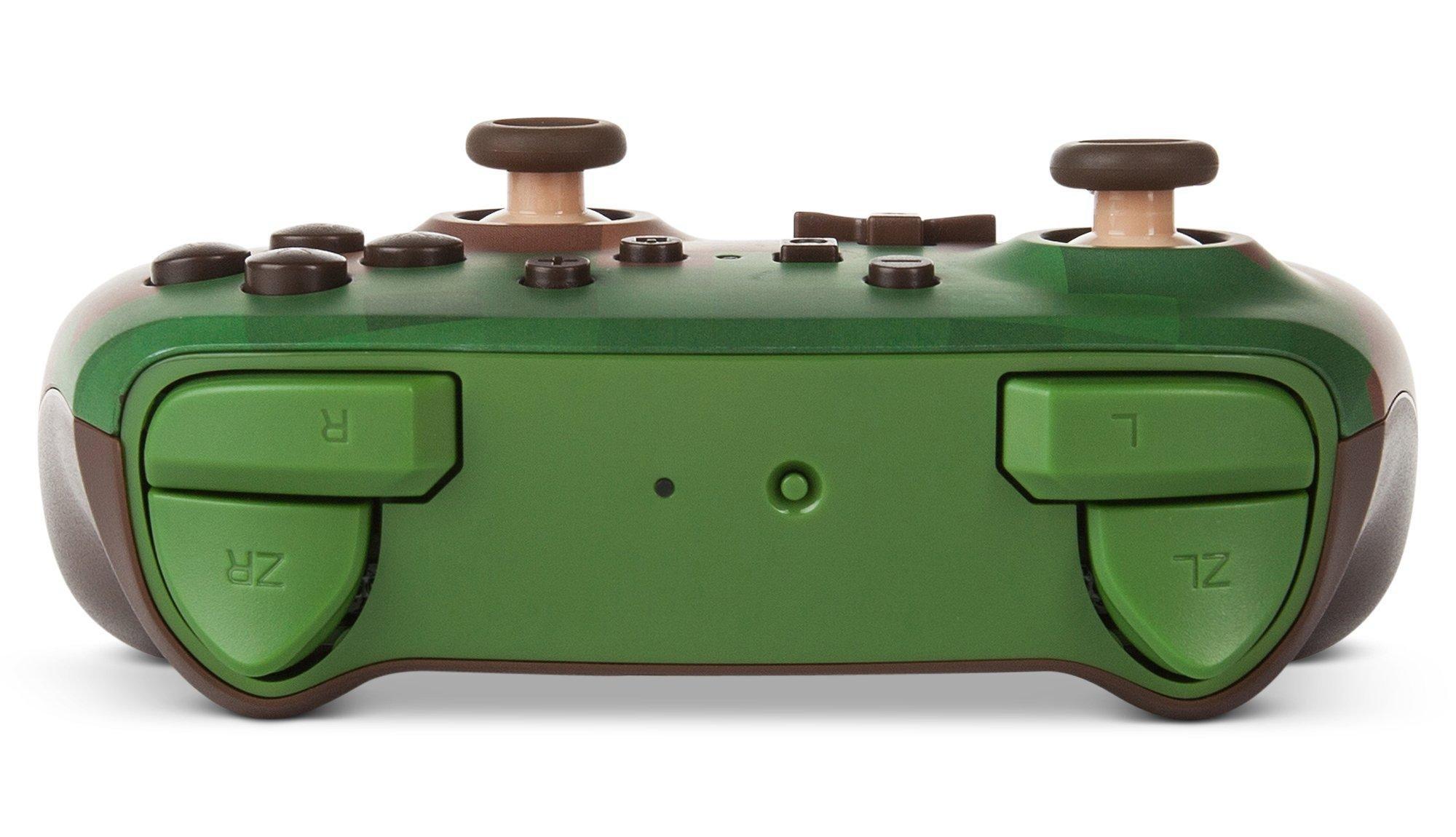 PowerA Enhanced Wireless Controller For Nintendo Switch Minecraft Grass