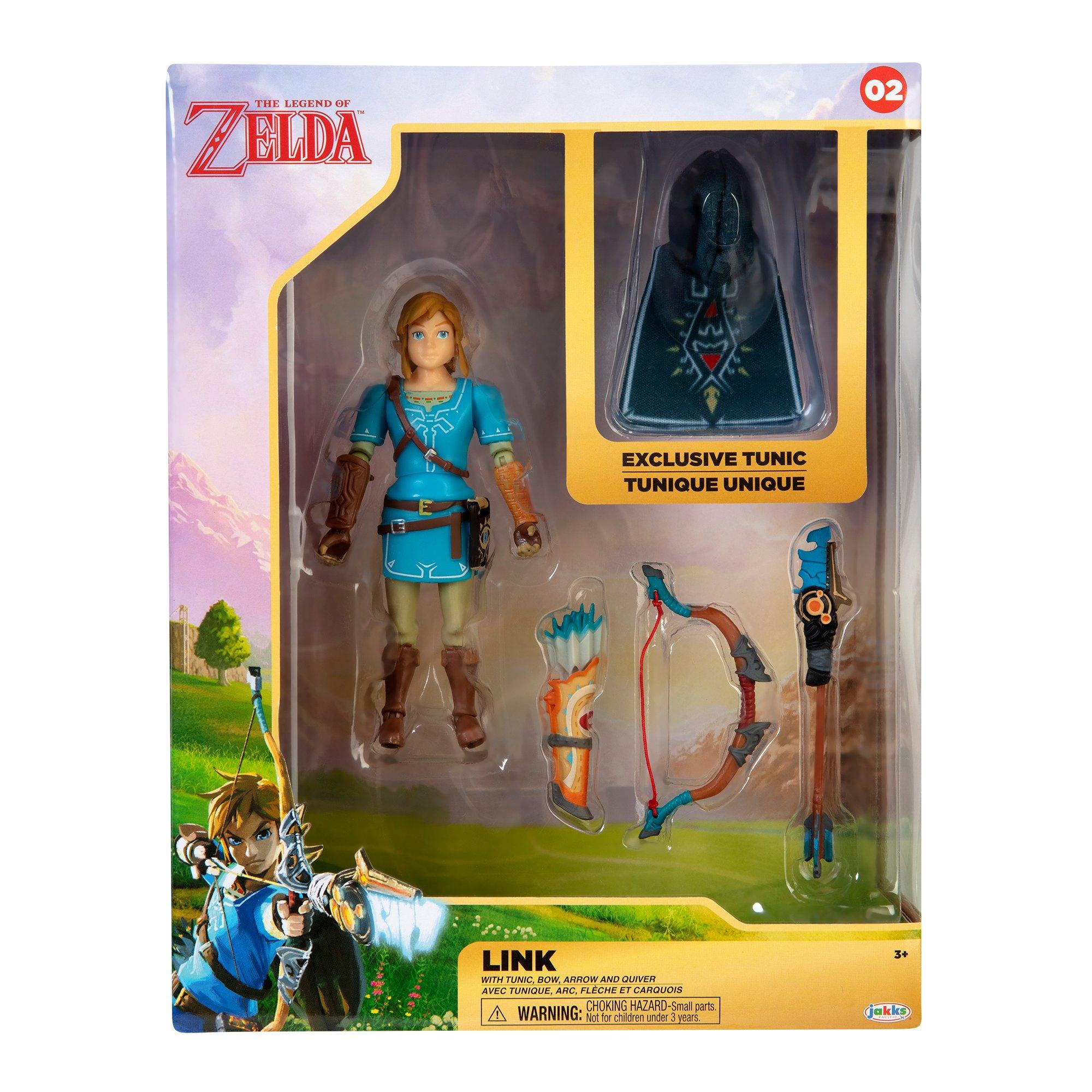 World of Nintendo Legend of Zelda Link & Zelda Action Figure Botw