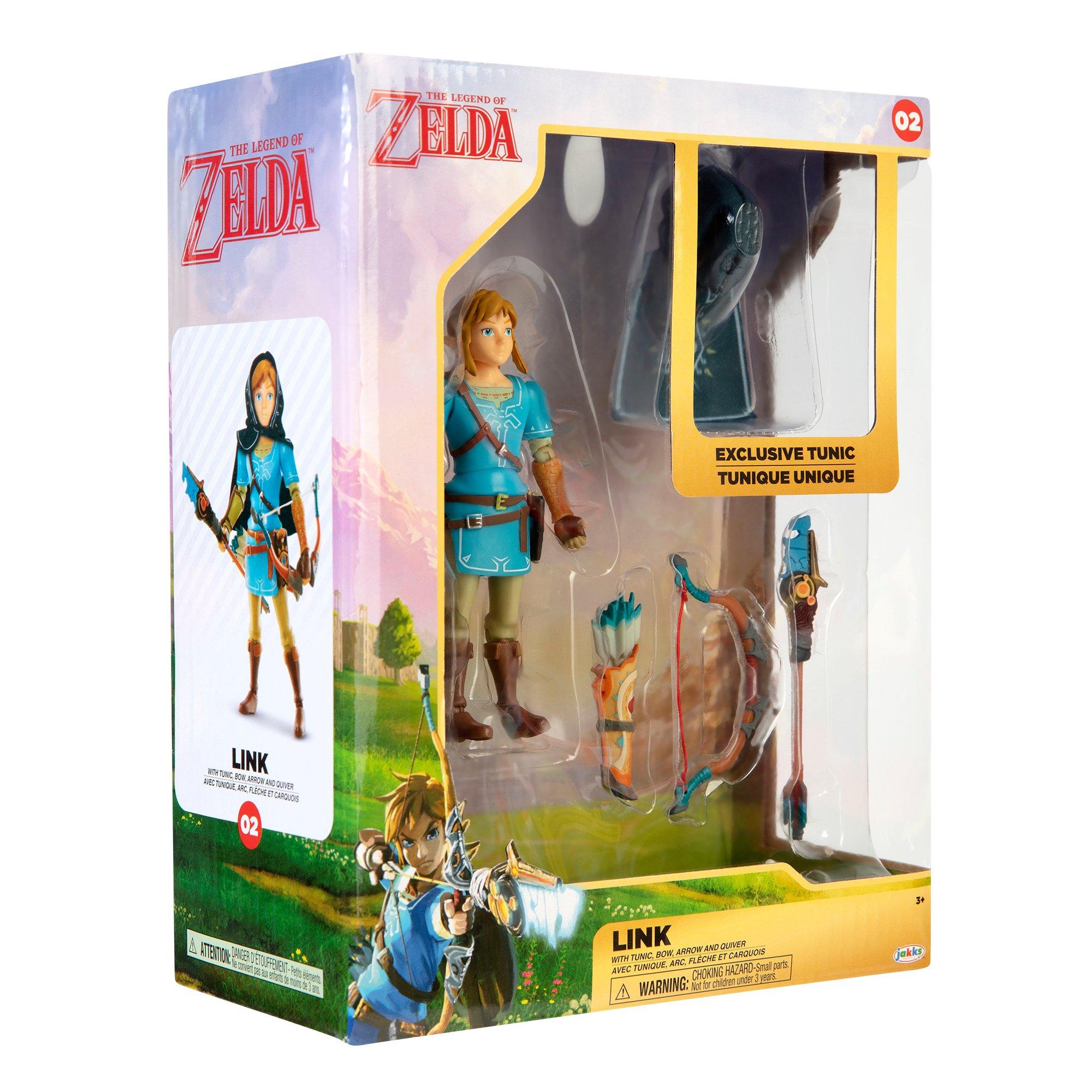 World of Nintendo Legend of Zelda Link & Zelda Action Figure Botw