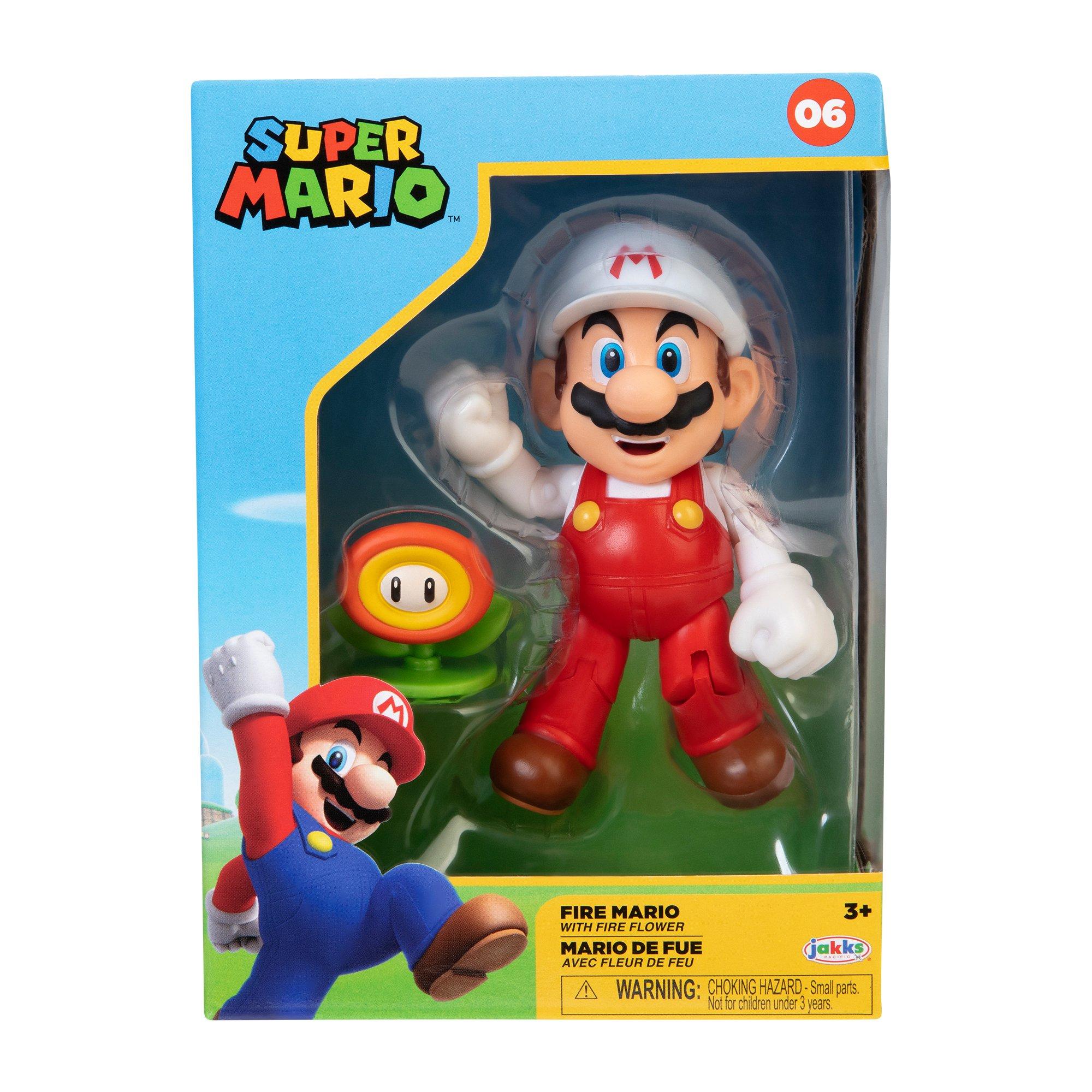 Super Mario Bros Fire Mario Action Figure Gamestop