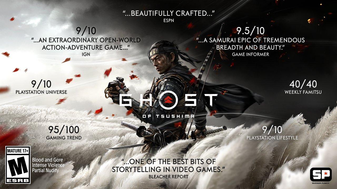 Ghost of Tsushima Updated Box Art Drops Only on PlayStation