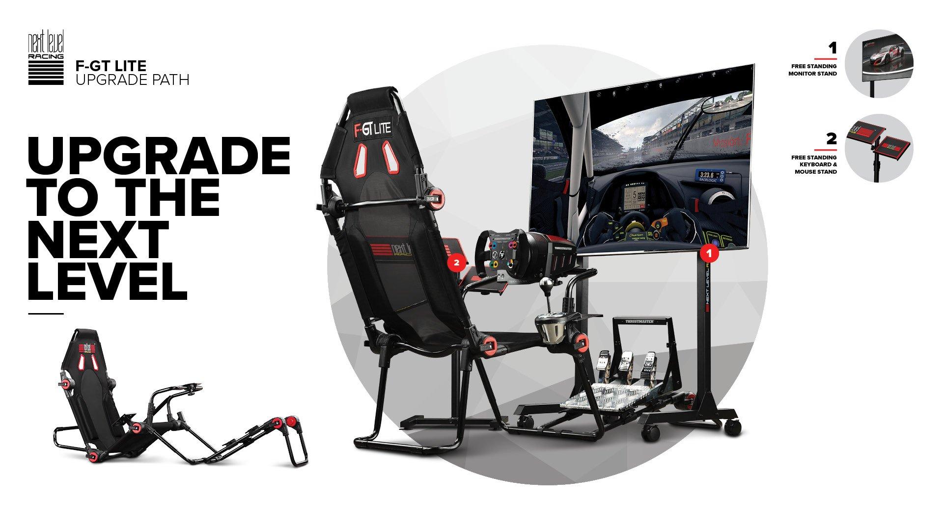 Next Level Racing F-GT Lite Black Simulator Cockpit