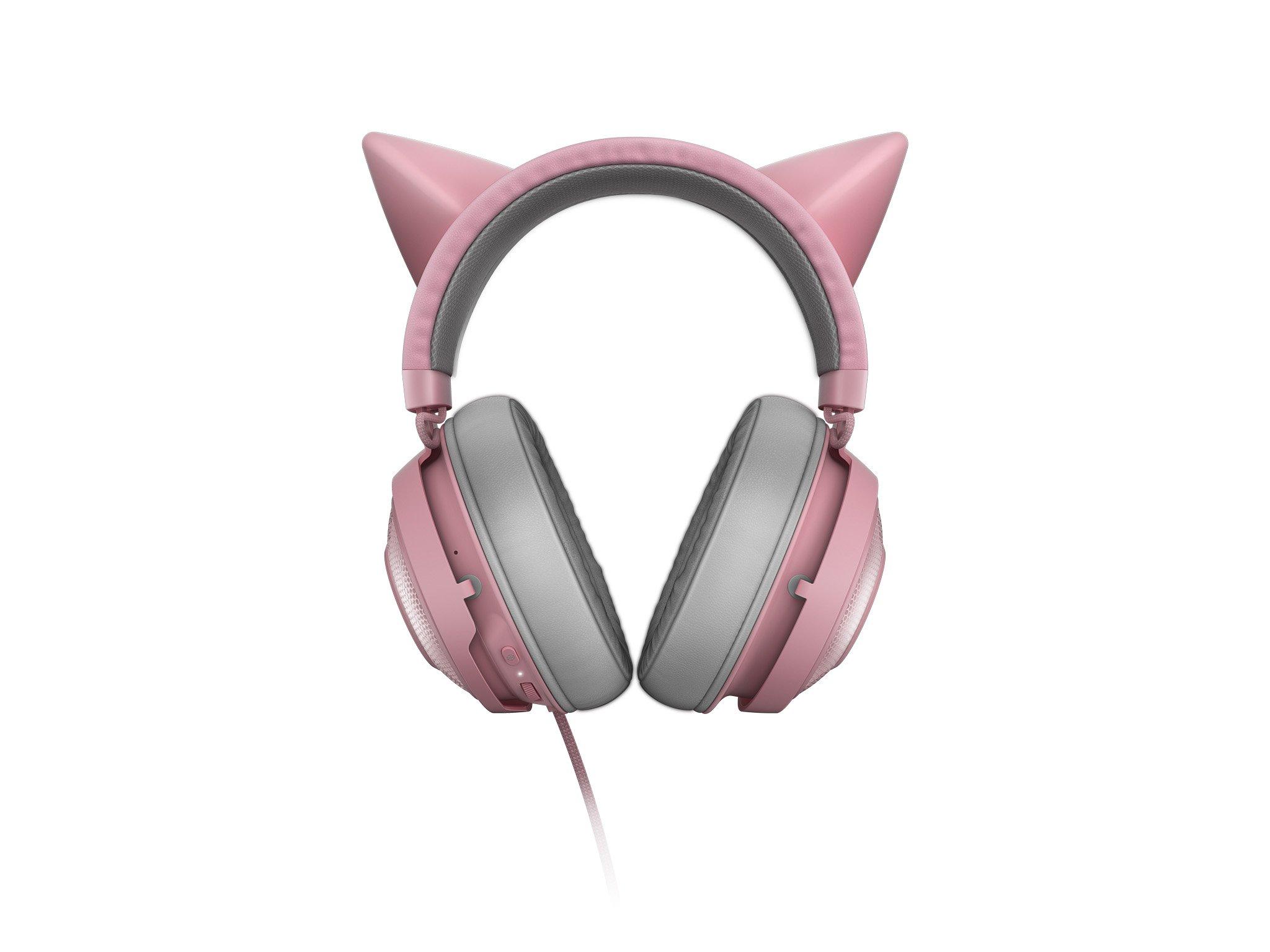 Razer pink headphones discount kitty