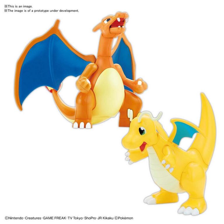 Bandai Pokemon Charizard and Dragonite Model Kit
