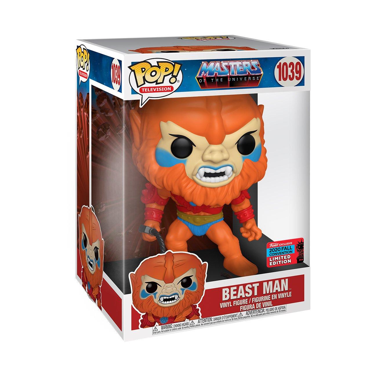 list item 2 of 2 Funko POP! Animation: Masters of the Universe Beast Man 10-in Fall Convention 2020 Vinyl Figure GameStop Exclusive