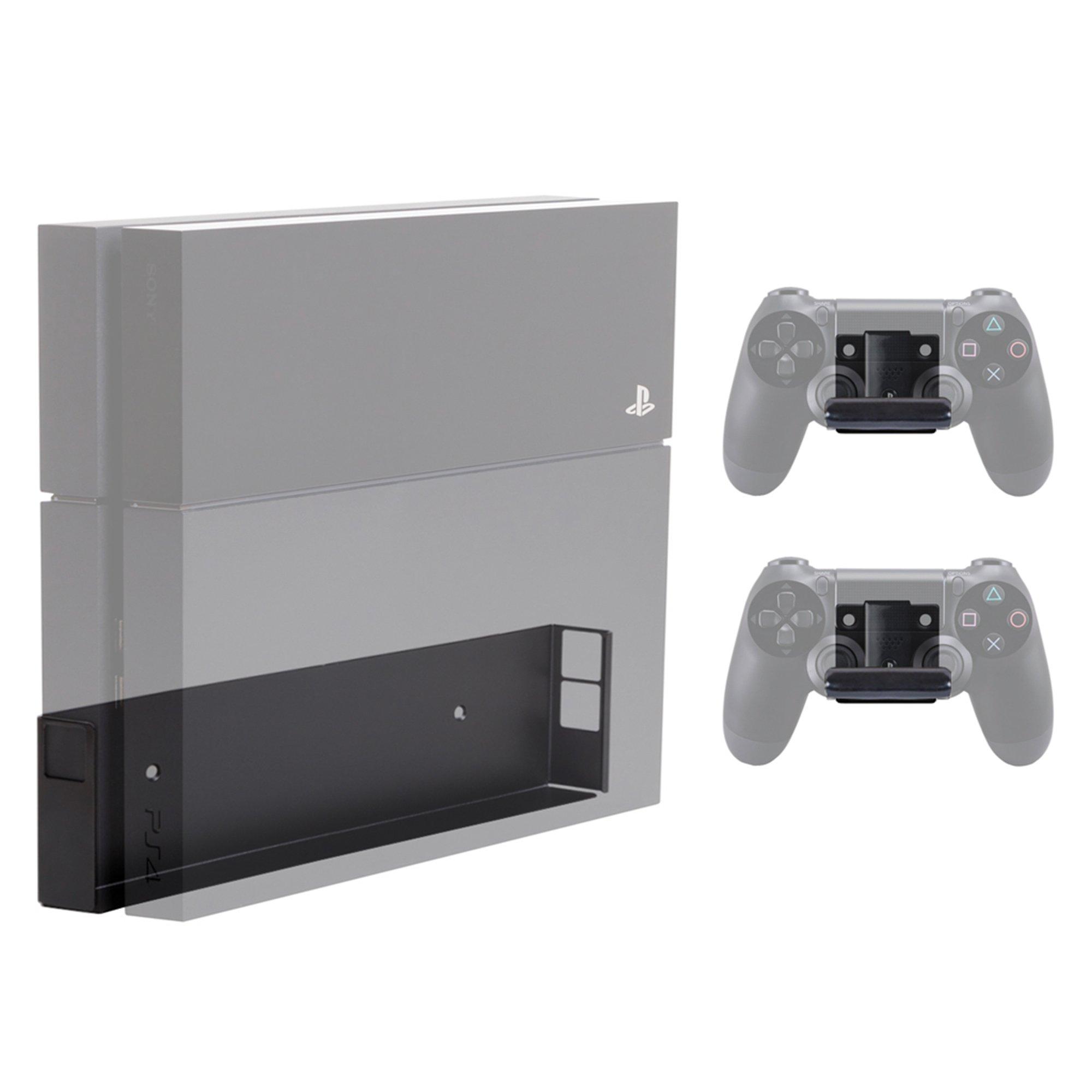 playstation 4 console and controller