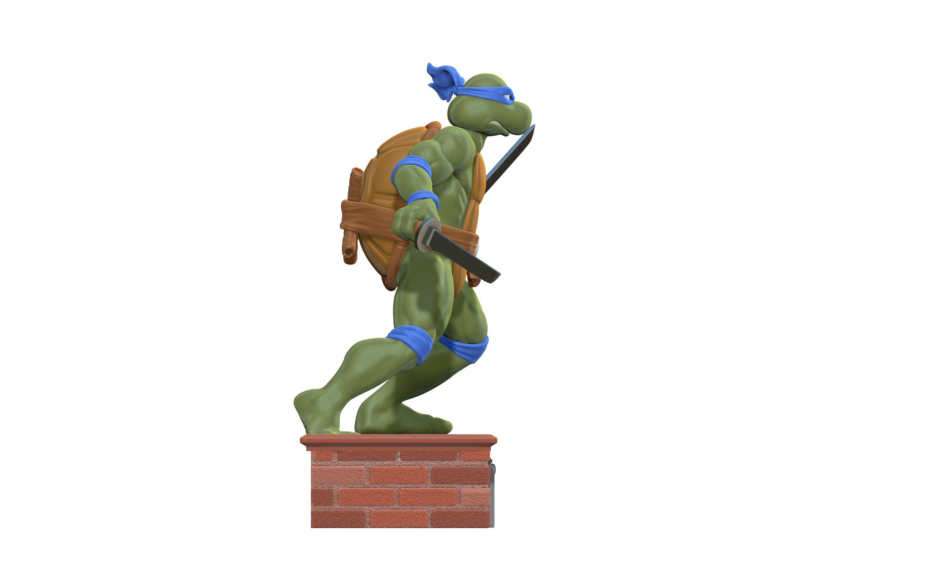 PCS Collectibles Teenage Mutant Ninja Turtles Leonardo Collectible 7.5-in Statue