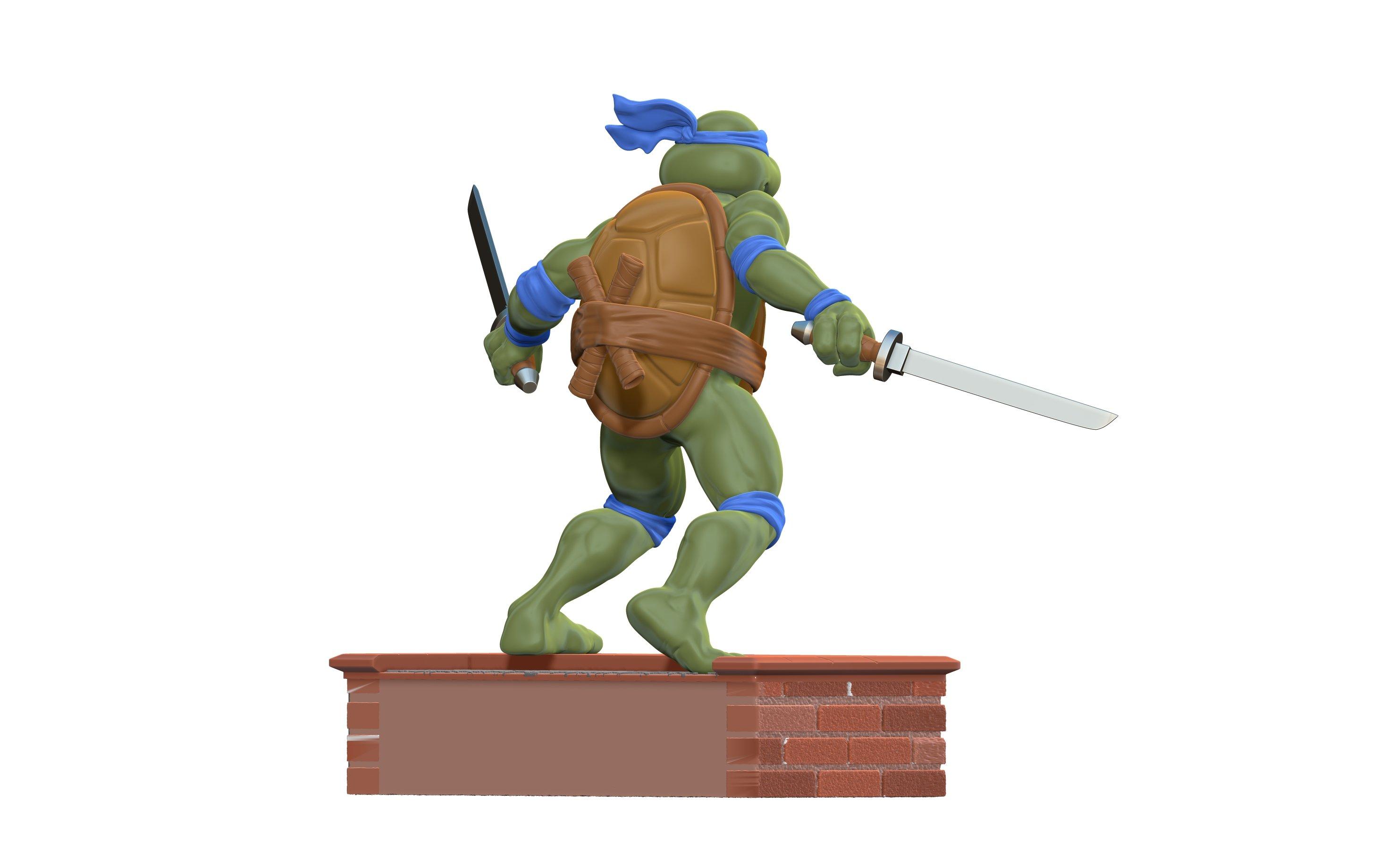 PCS Collectibles Teenage Mutant Ninja Turtles Leonardo Collectible 7.5-in Statue