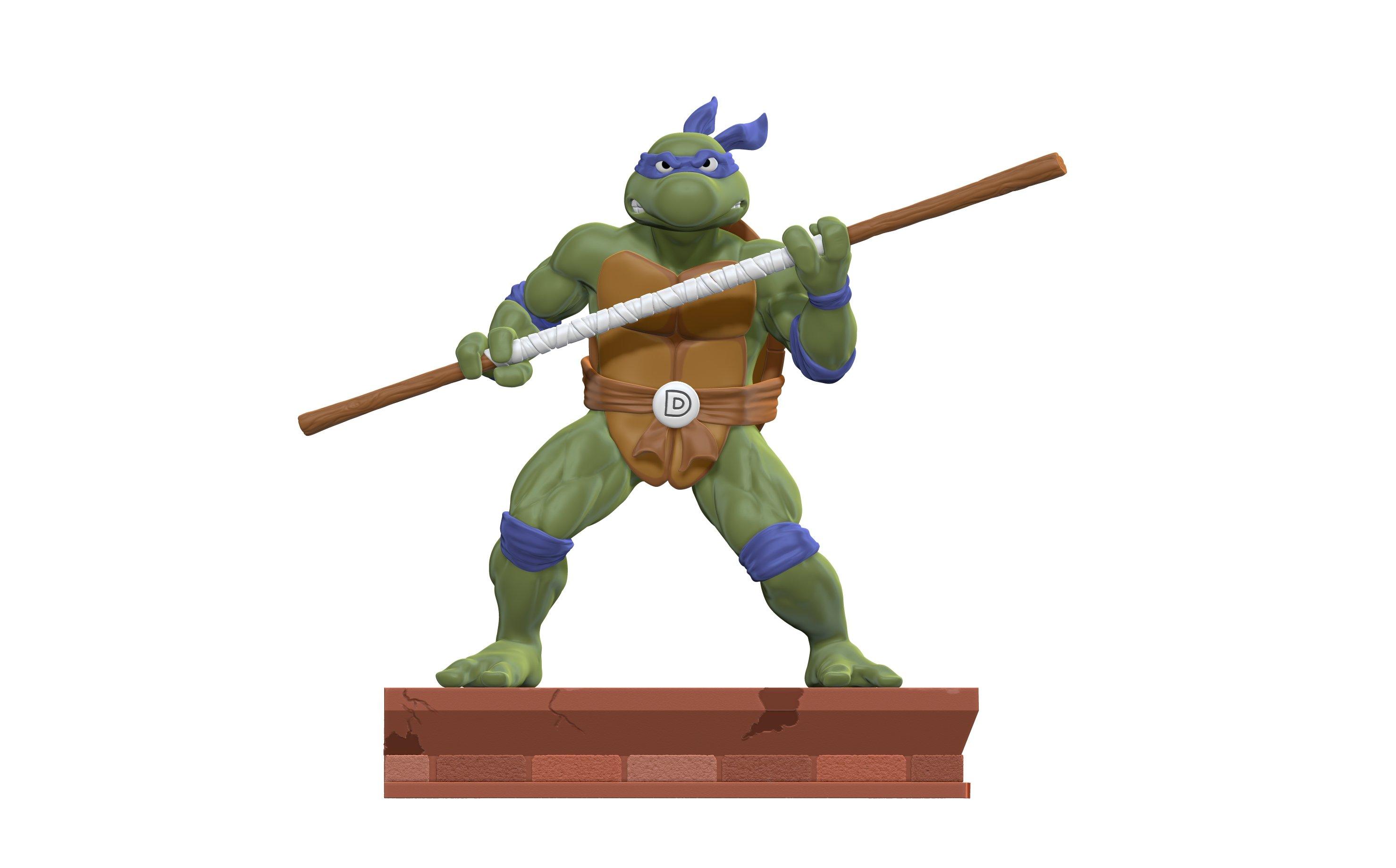 list item 1 of 8 PCS Collectibles Teenage Mutant Ninja Turtles Donatello Collectible 7.5-in Statue