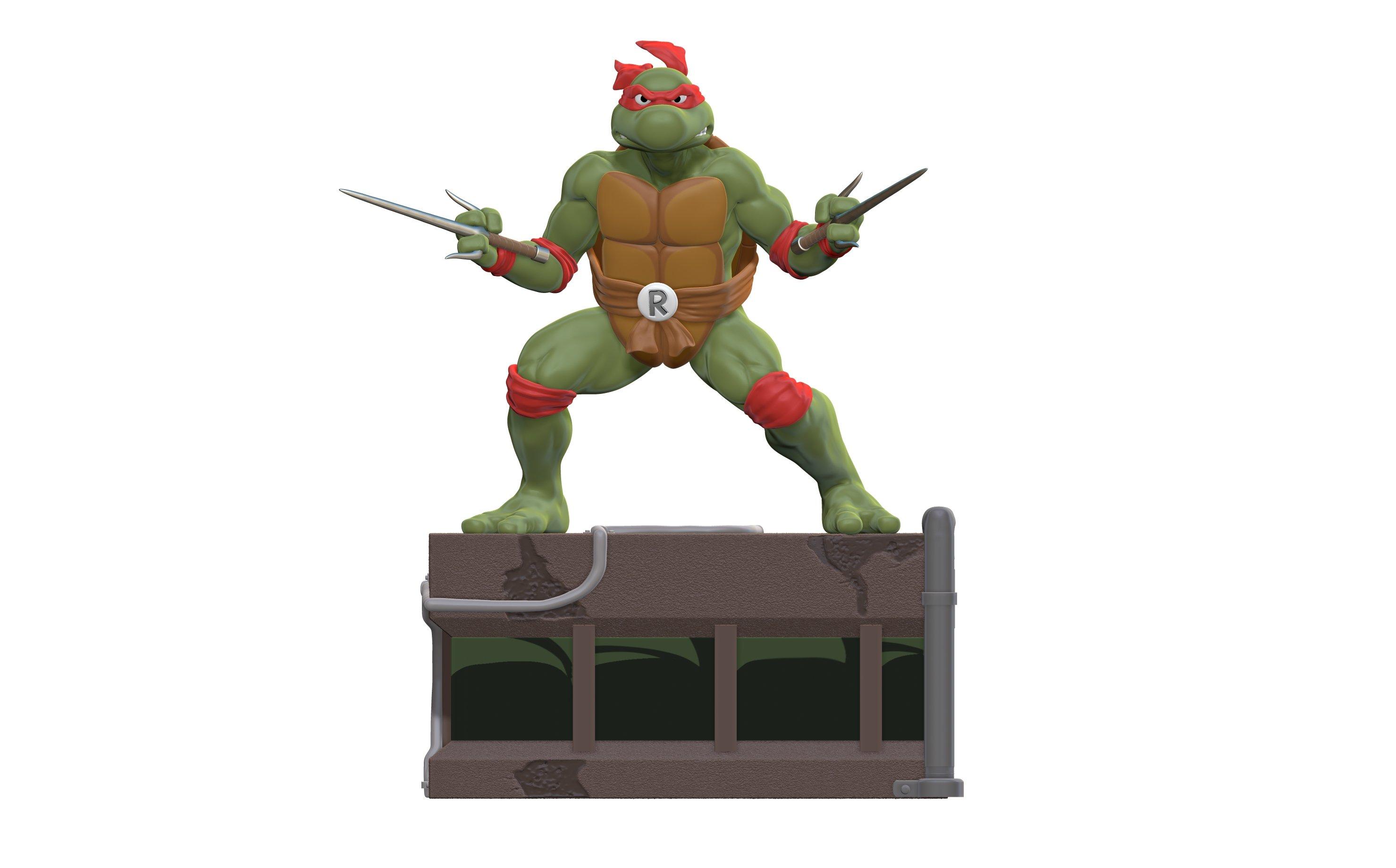 list item 1 of 8 PCS Collectibles Teenage Mutant Ninja Turtles Raphael Collectible 10-in Statue