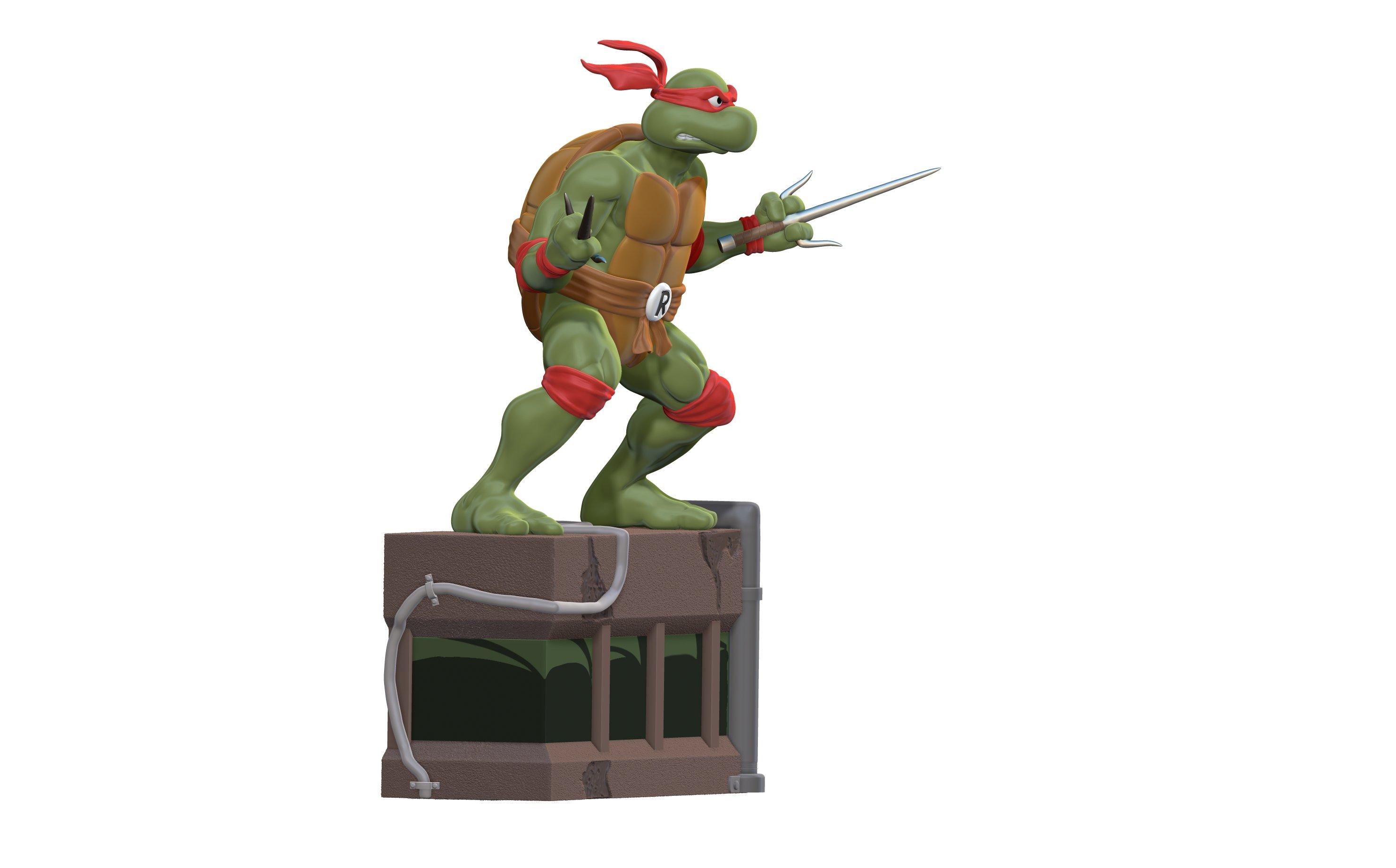 PCS Collectibles Teenage Mutant Ninja Turtles Raphael Collectible 10-in Statue