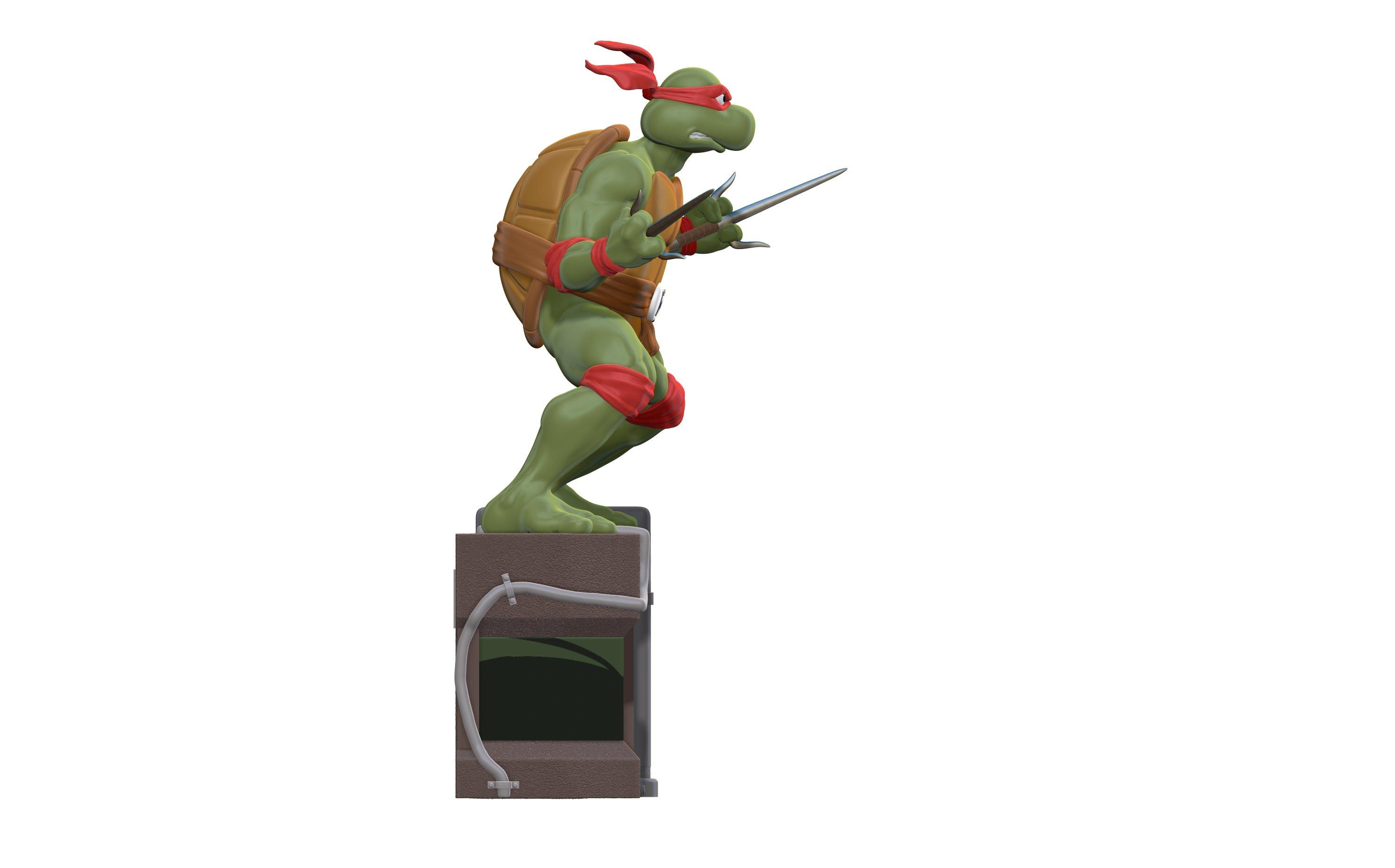 list item 4 of 8 PCS Collectibles Teenage Mutant Ninja Turtles Raphael Collectible 10-in Statue