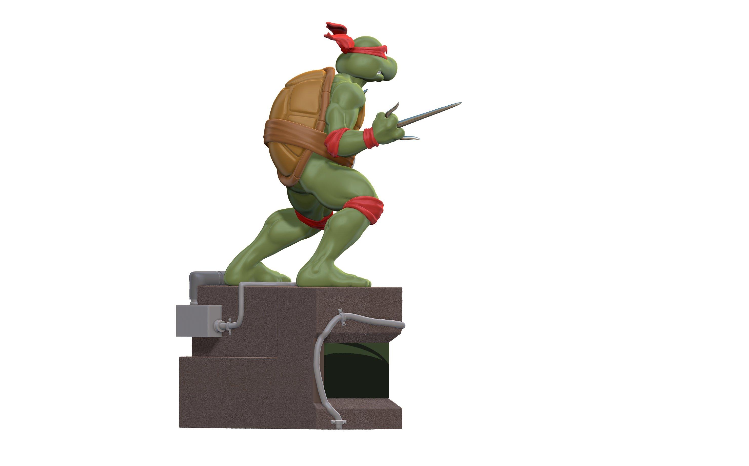 list item 5 of 8 PCS Collectibles Teenage Mutant Ninja Turtles Raphael Collectible 10-in Statue