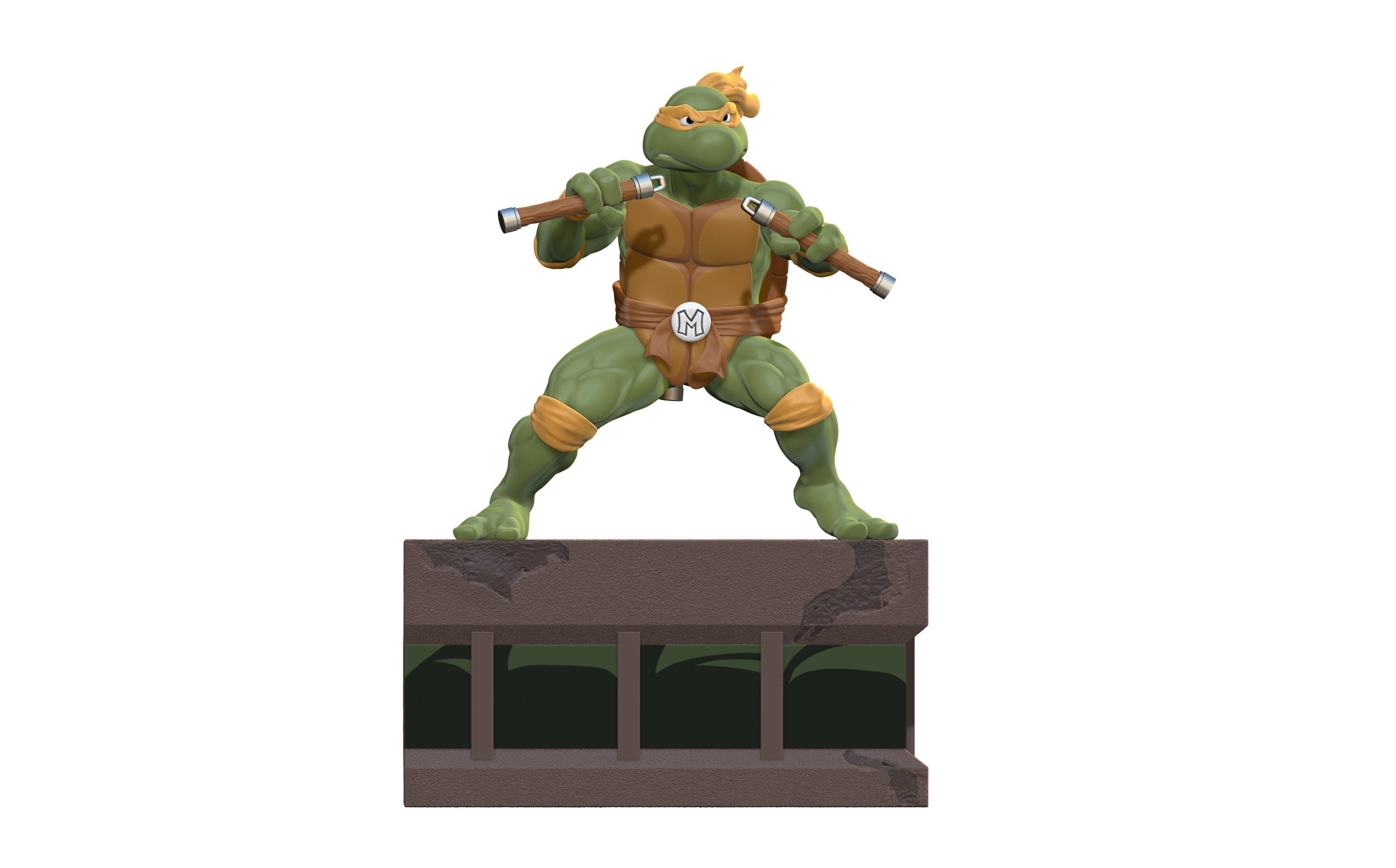 ninja turtles statue