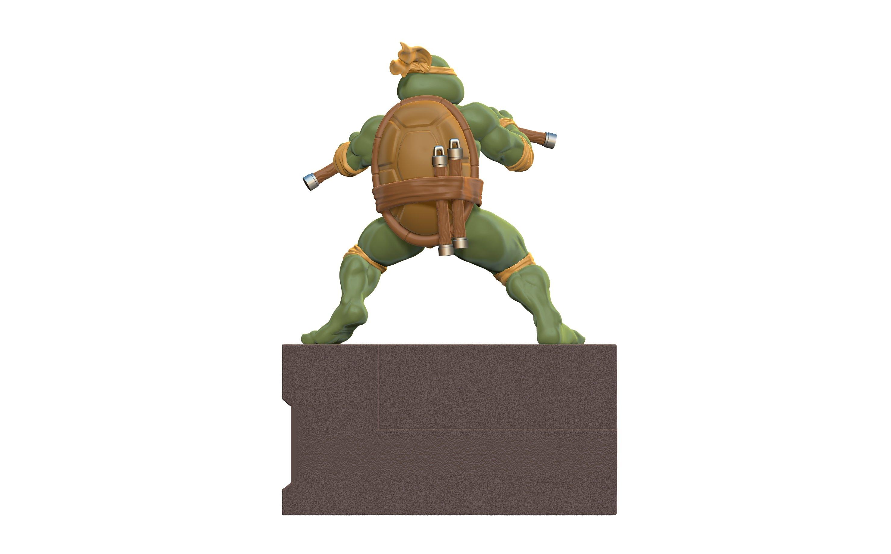 PCS Collectibles Teenage Mutant Ninja Turtles Michelangelo Collectible 9.5-in Statue