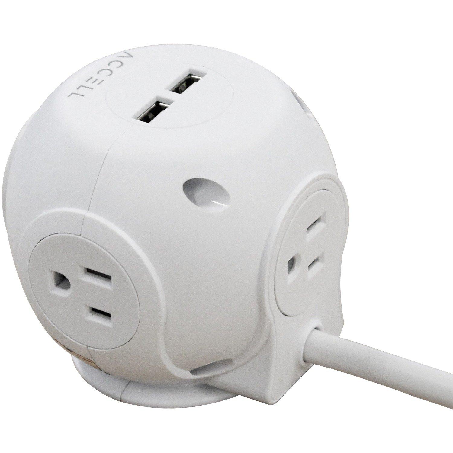 list item 4 of 5 Power Cutie White Compact Surge Protector