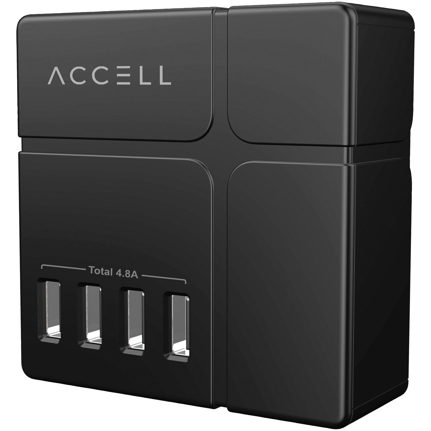 Black Power Cube with Surge Protection