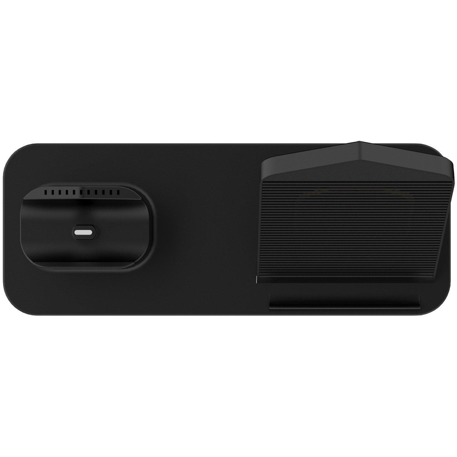 3in1 Black Fast Wireless Charger