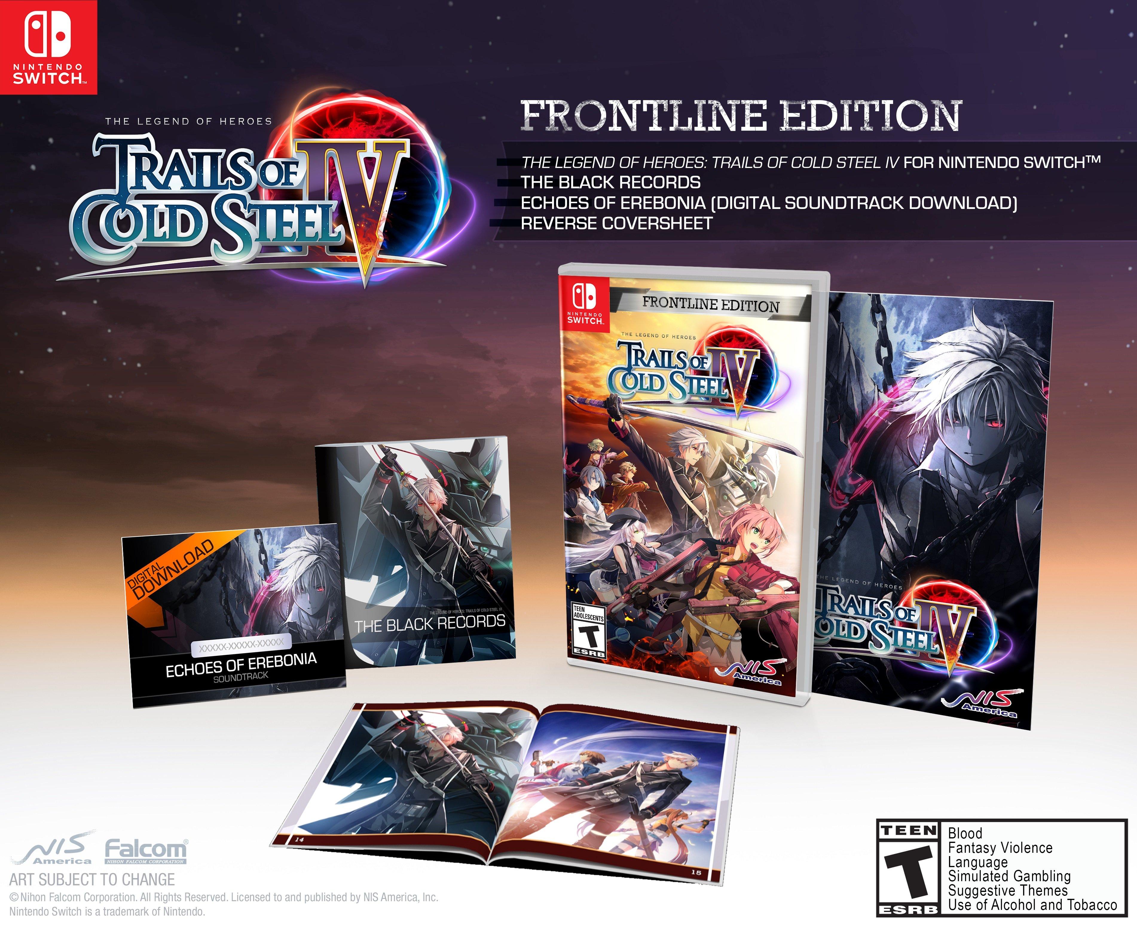 The Legend of Heroes: Trails of Cold Steel IV FRONTLINE EDITION - Nintendo Switch