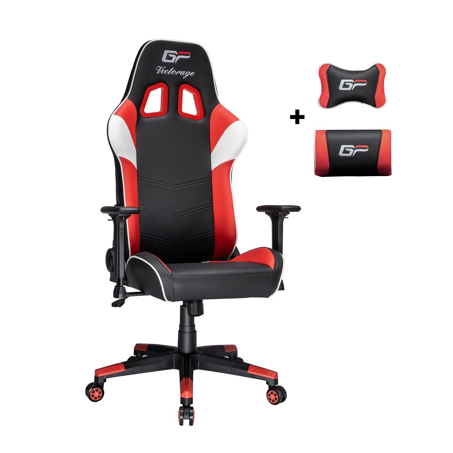 GP0191USA Red Racing Seat Design Gaming Chair GameStop