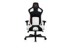 VC03-09-VIG White Delta VC Series Premium PU Leather Gaming Chair