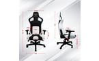 VC03-19-COL Red Delta VC Series Premium PU Leather Gaming Chair