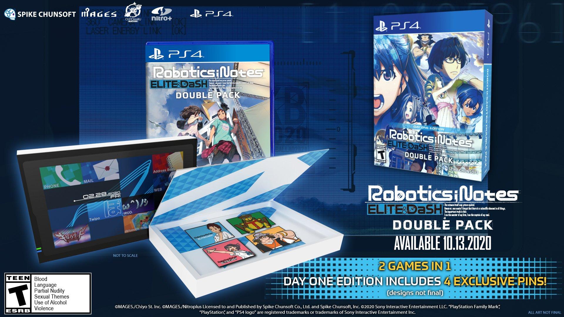 PlayStation4 - Robotics;Notes ELITE DaSH お得セット　ps4版 Amazon.com: ROBOTICS;NOTES ELITE & DaSH Double Pack
