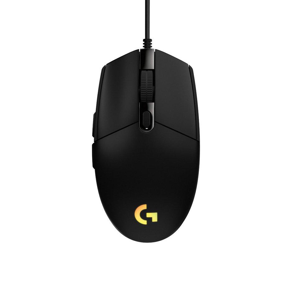 Logitech G USB G G203 Wired Gaming Mouse, 8000 DPI, Rainbow Optical Effect  LIGHTSYNC RGB, 6 Programmable Buttons, On-Board Memory, Screen Mapping