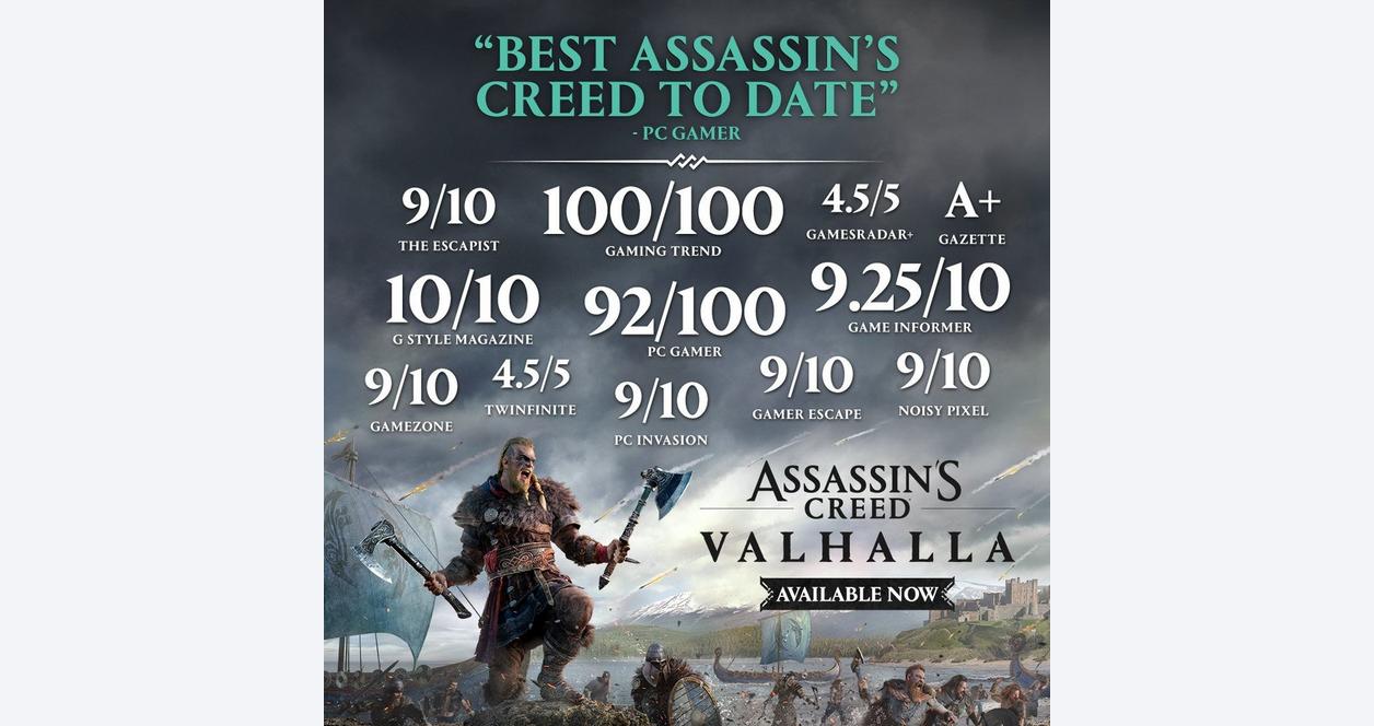 Assassins Creed Valhalla PlayStation 4 Standard Edition PS4