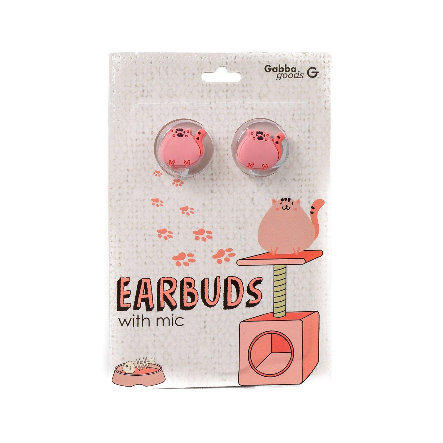 list item 1 of 2 Fat Cat Earbuds with Mic